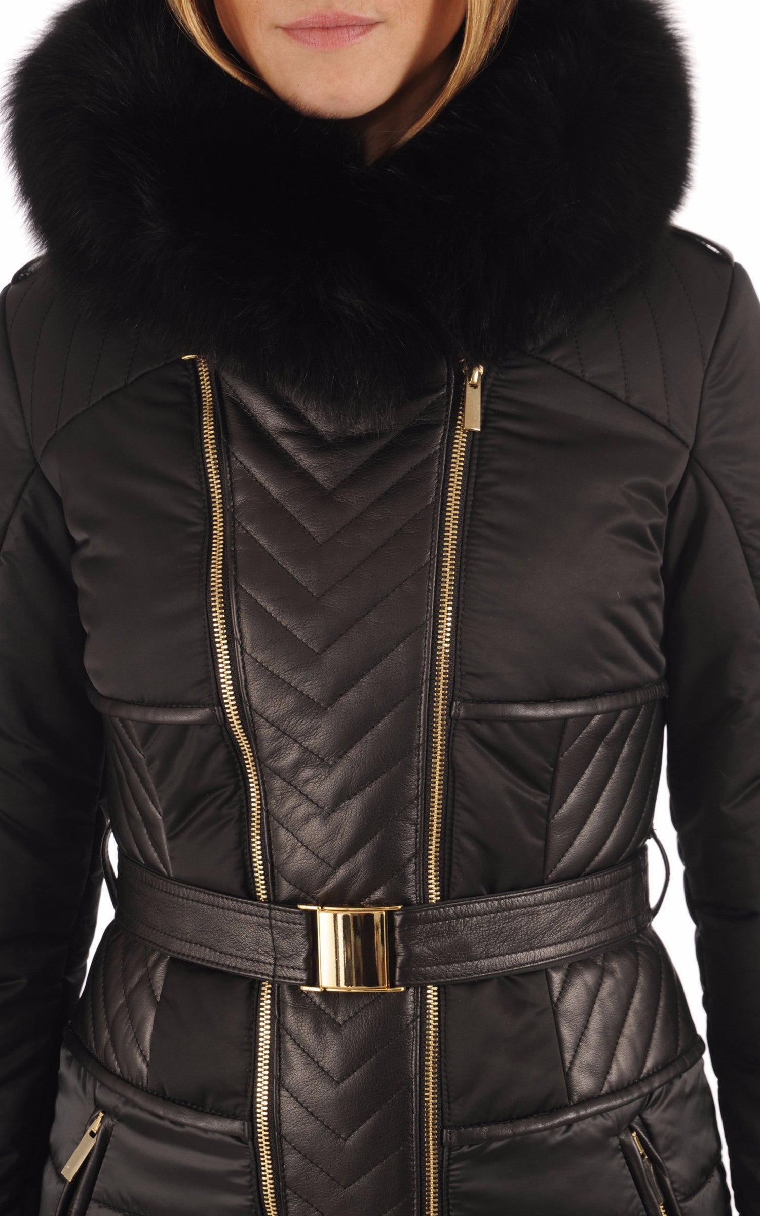 A "MANILLA SENSA" Noir Flo&Clo 3/4 Femme details photo 5