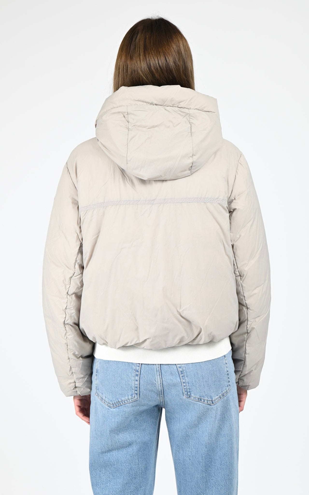Veste à capuche Elba beige