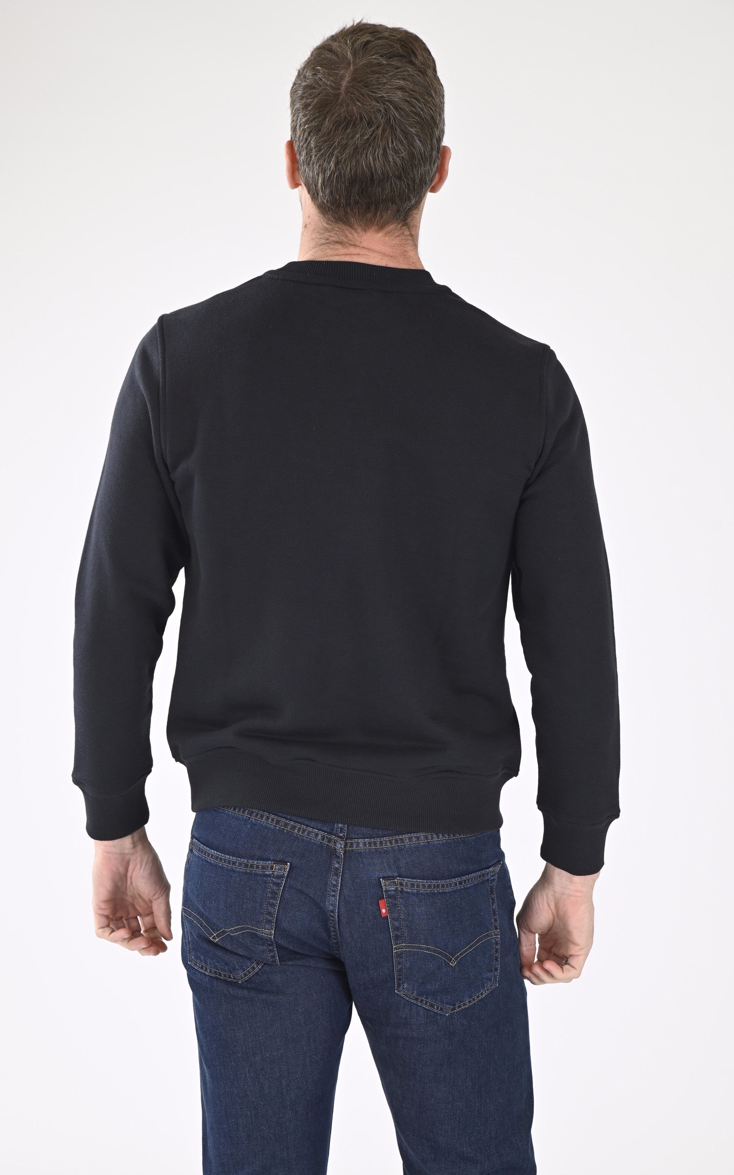 A "BAPTISTE FRENCH K31363W" Bleu K-Way Pull Homme back photo