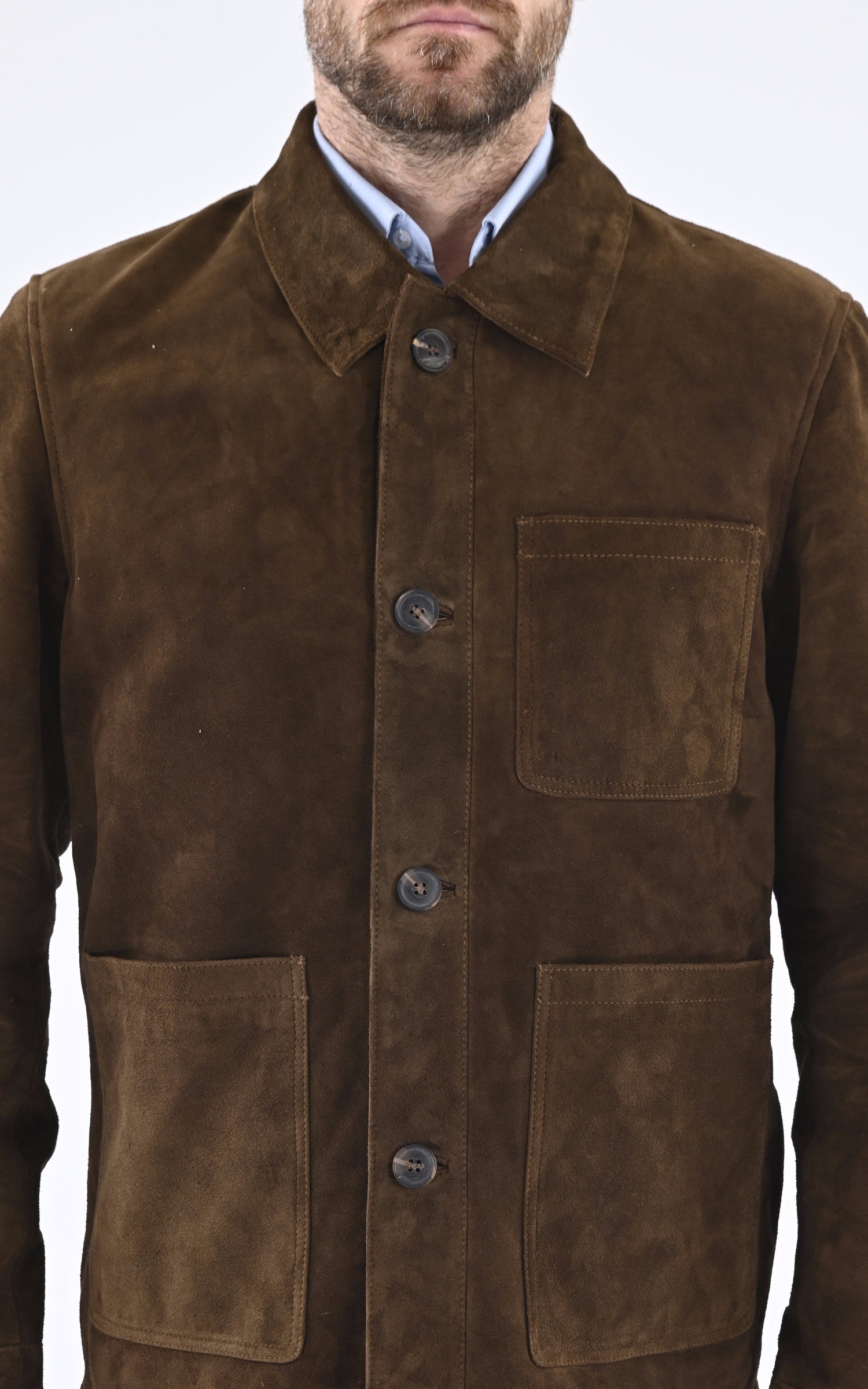 A "CHARLES" Marron Serge Pariente Veste Homme details photo