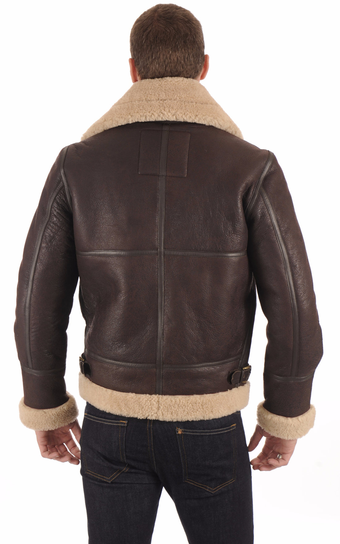 A "LC1259" Cordovan Schott Bombardier Homme opened photo