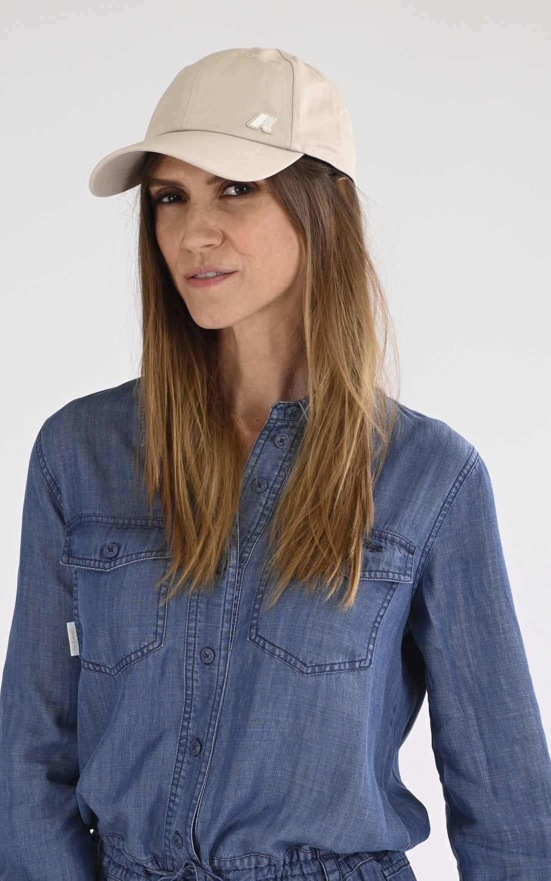 A "ROB K51462W" Beige K-Way Casquette Mixte opened photo