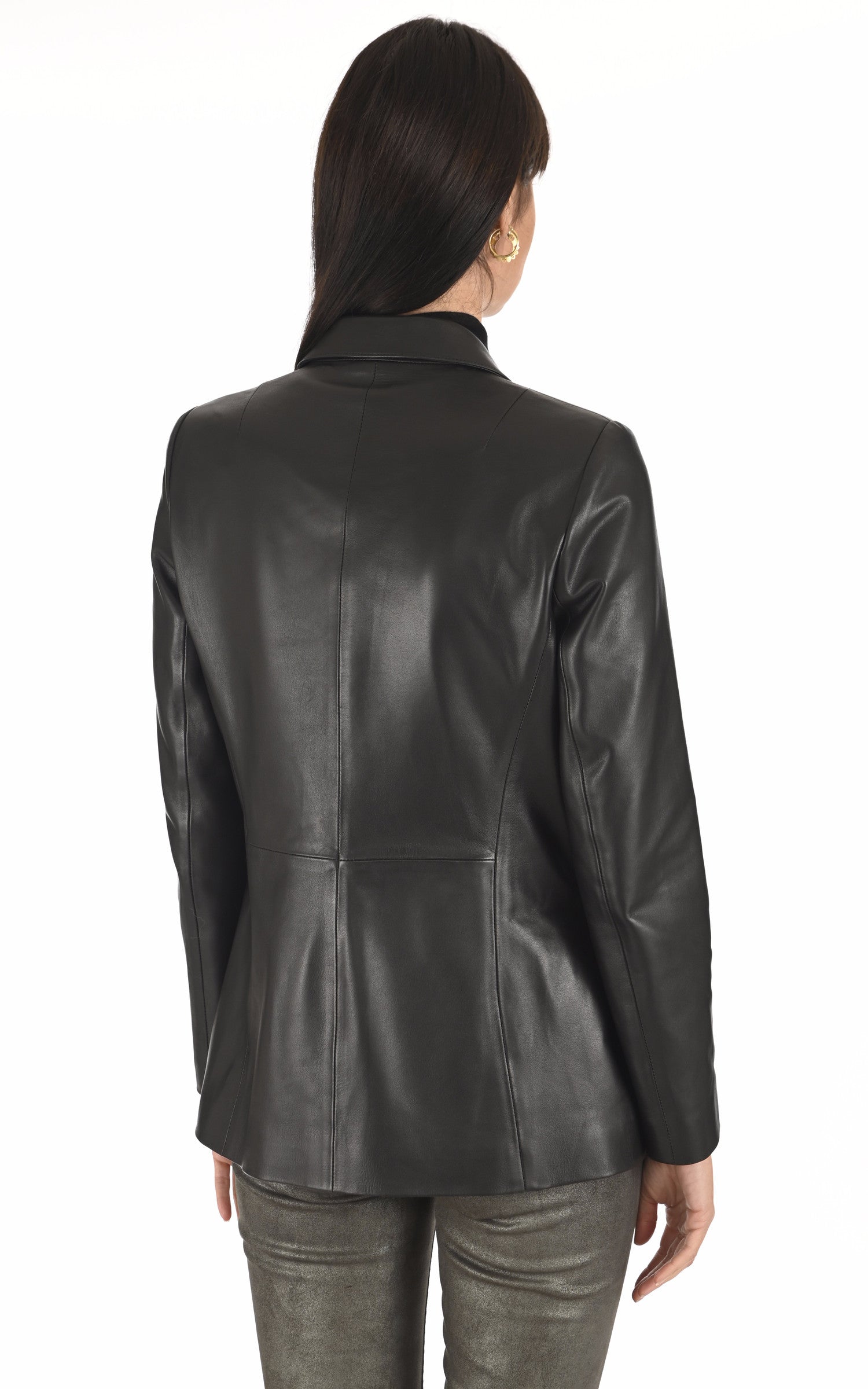 A "ANTAMIL FF" Noir La Canadienne Veste Femme back photo 4