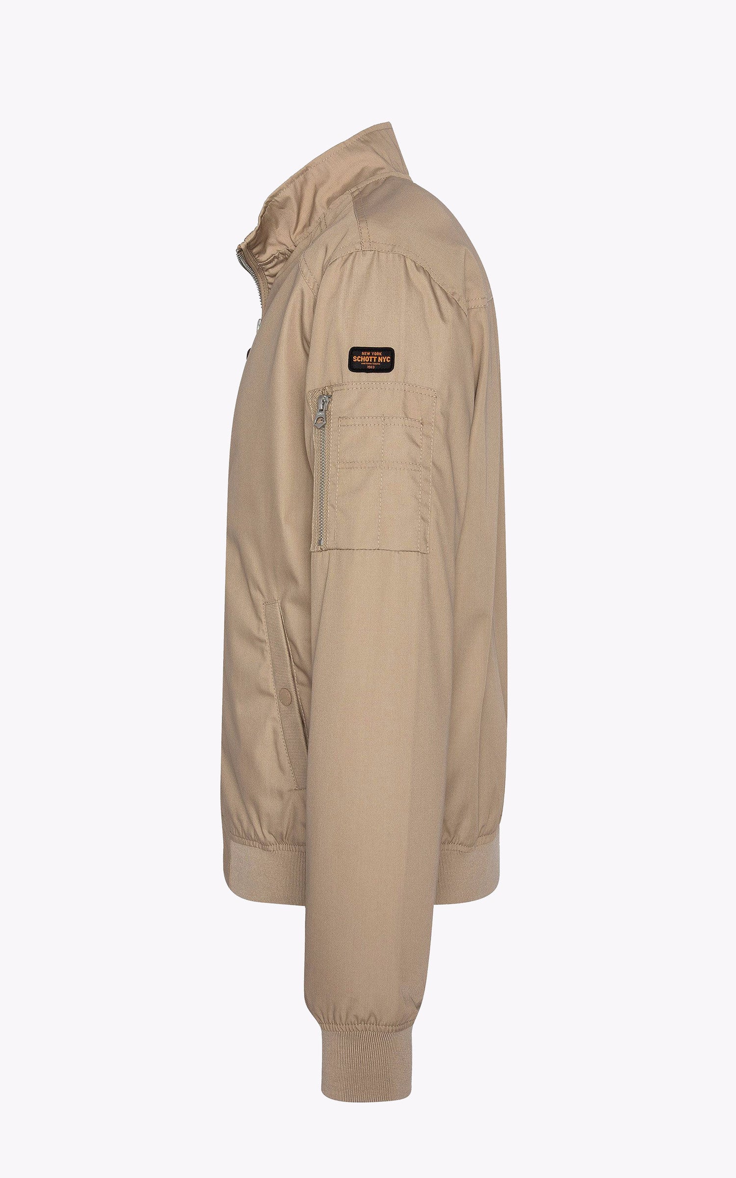 A "KENNY" Beige Schott Blouson Homme interior photo