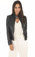 A "NINIS FF" Noir La Canadienne Blouson Femme opened photo