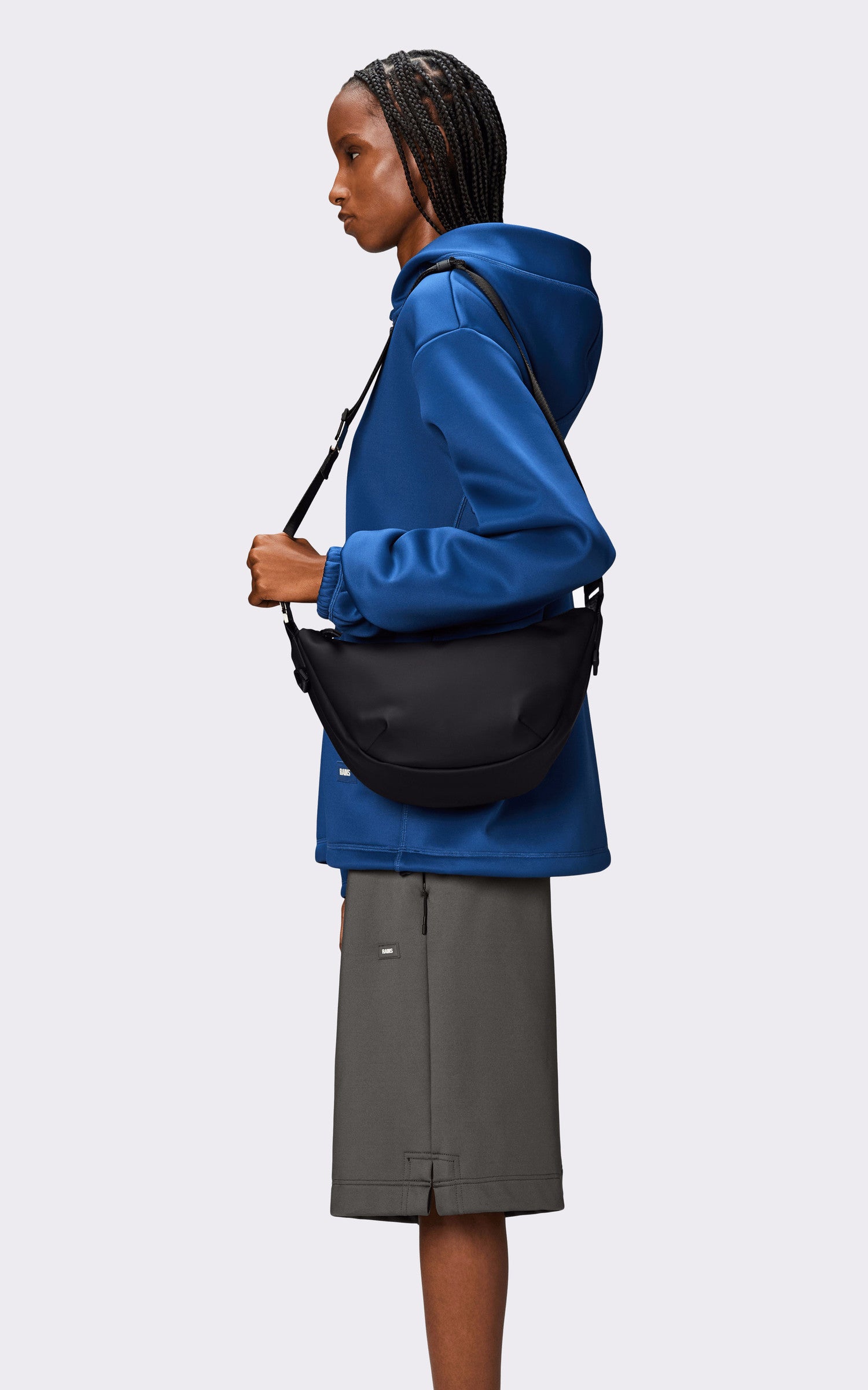 A "14670 VALERA SHOULDER BAG" Noir Rains Sac Mixte interior photo