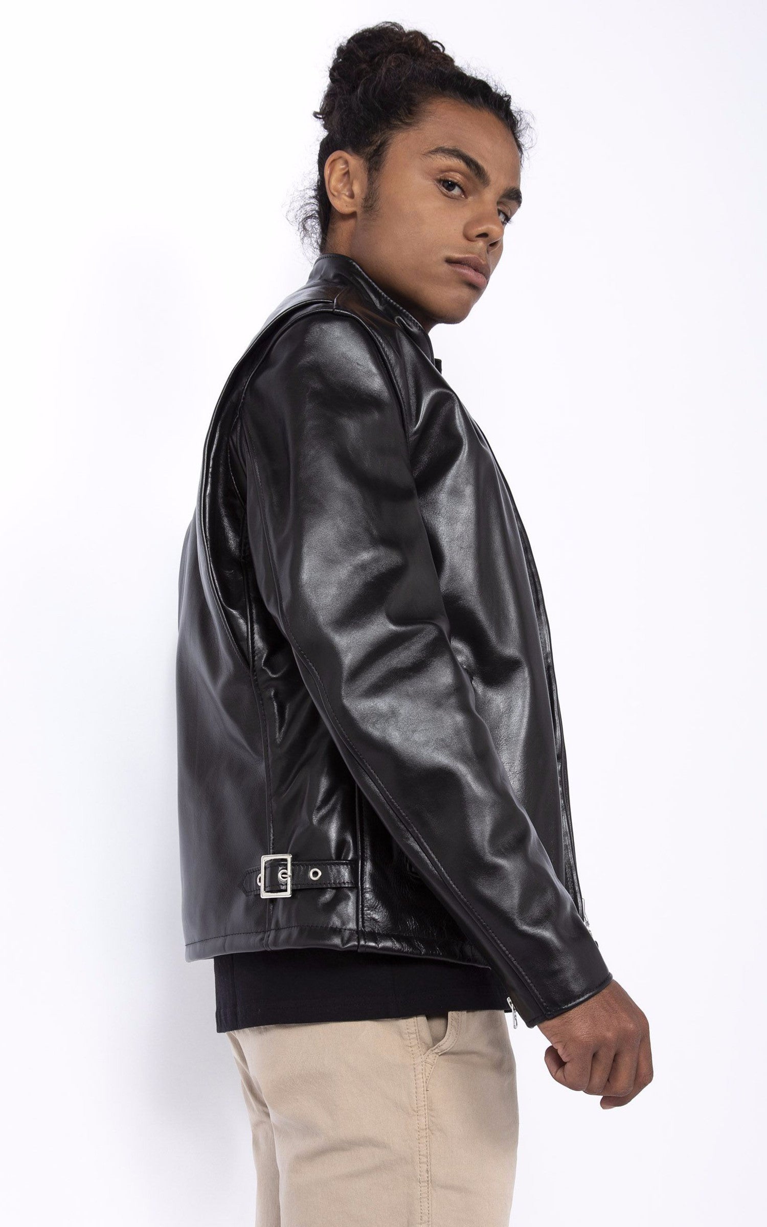 A "641HH" Noir Schott Blouson Homme interior photo