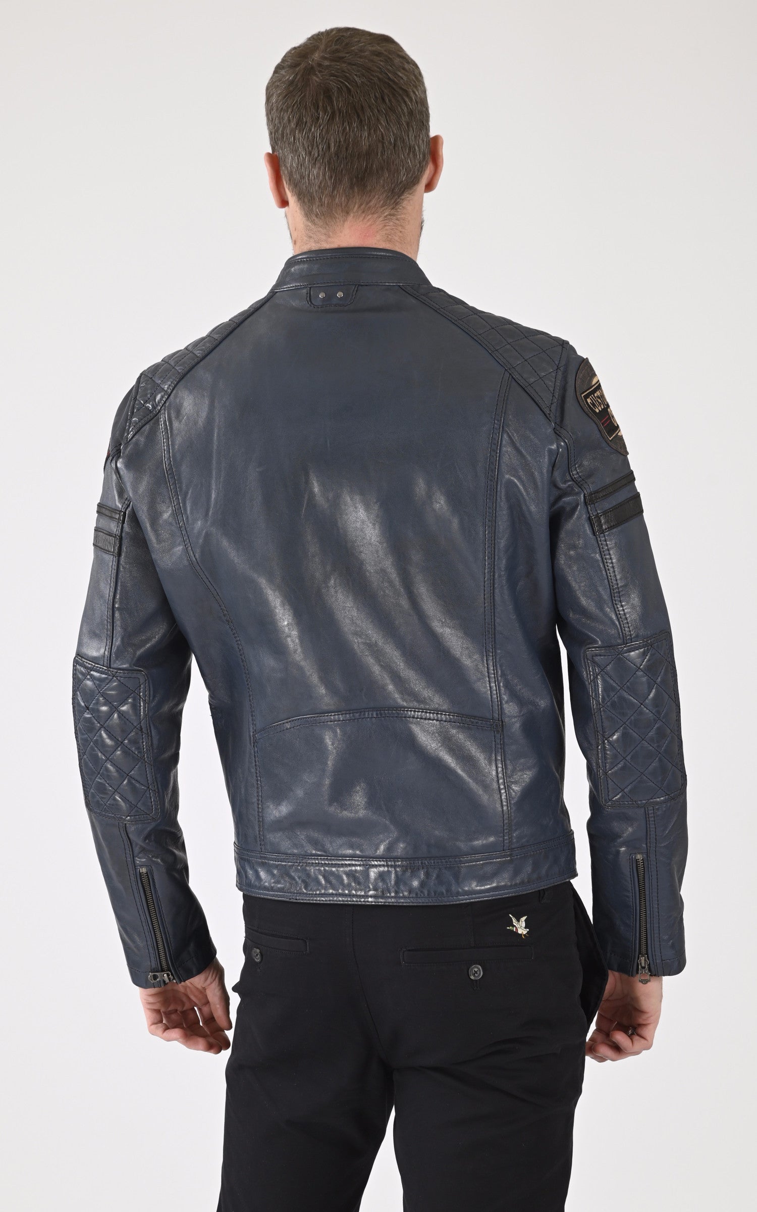 A "WALKOR 102831" Bleu Daytona 73 Blouson Homme back photo