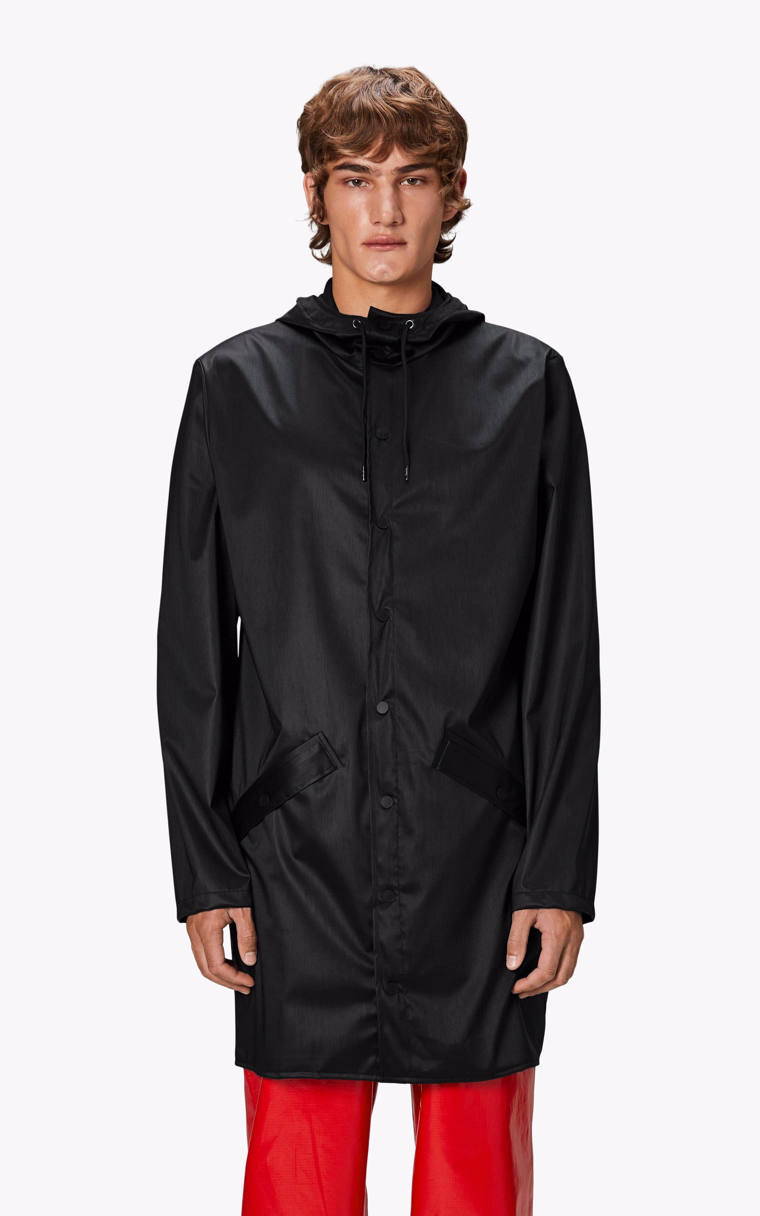 A "12020 JACKET" Noir Rains 3/4 Mixte opened photo