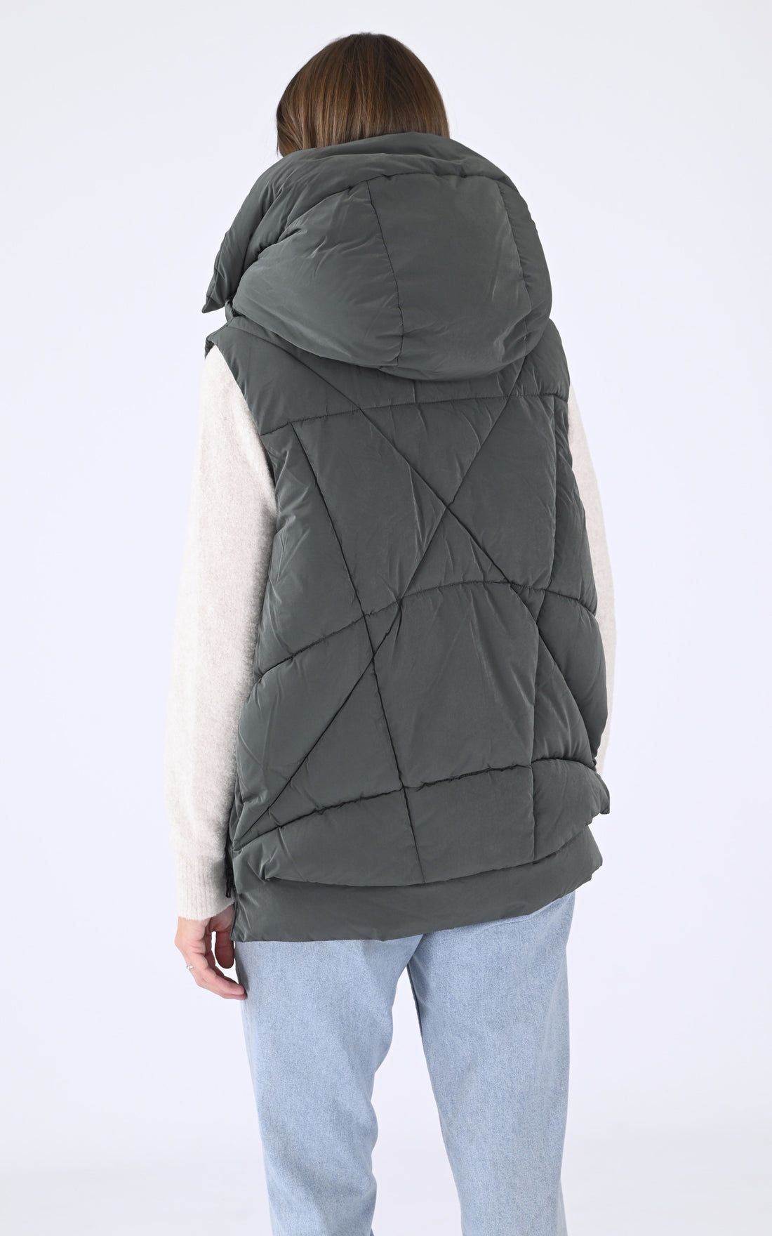 A "DEW" Kaki Blonde n°8 Gilet Femme opened photo
