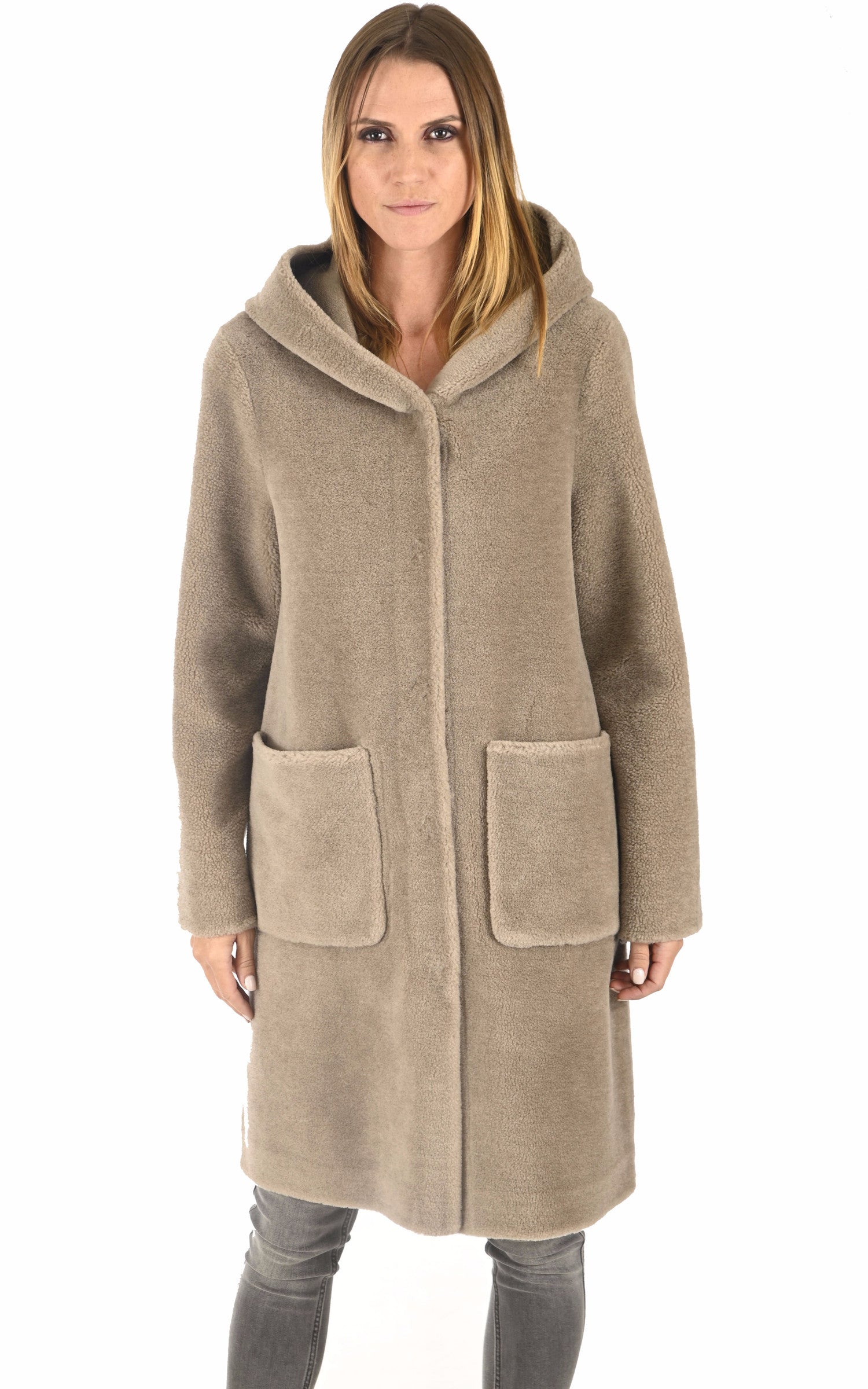 A "ANGELIQUE 63747" Taupe Oakwood 3/4 Femme closed photo