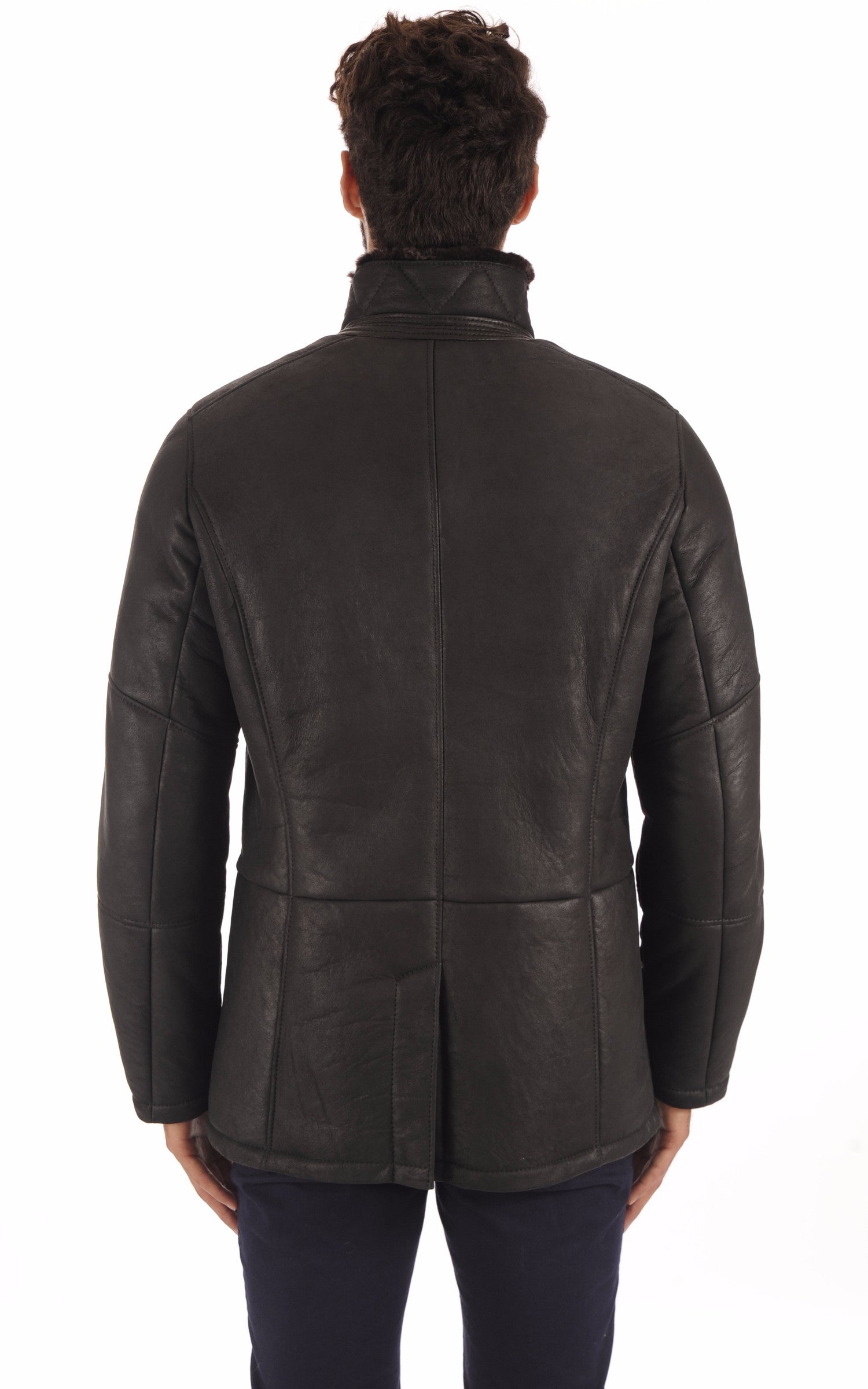 A "ANTHONY" Noir Christ 3/4 Homme back photo