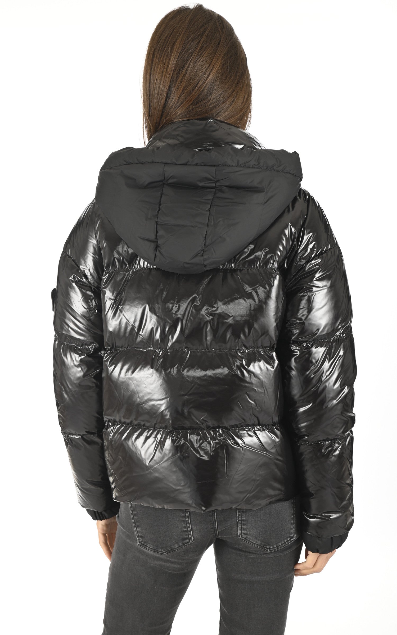 Doudoune à capuche Lili Bright noir
