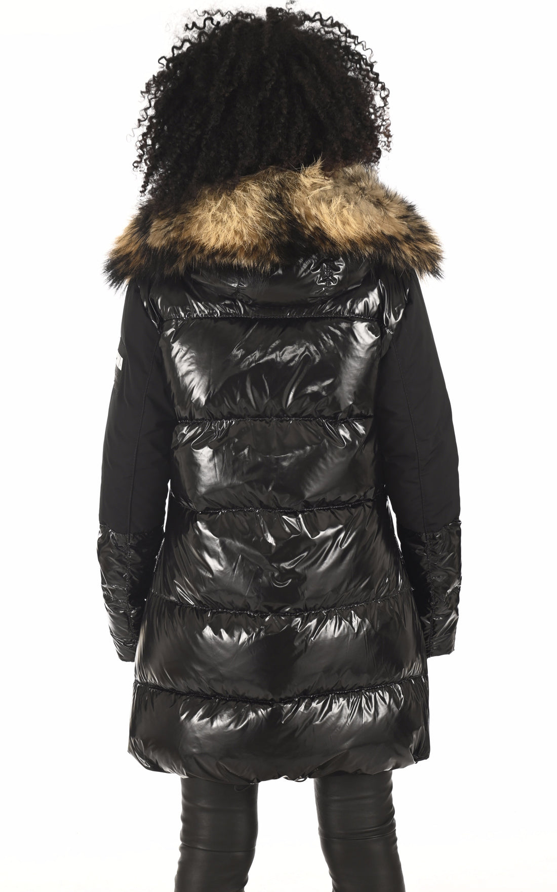 A "KATRIN" Black Flo&Clo 3/4 Doudoune Femme closed photo