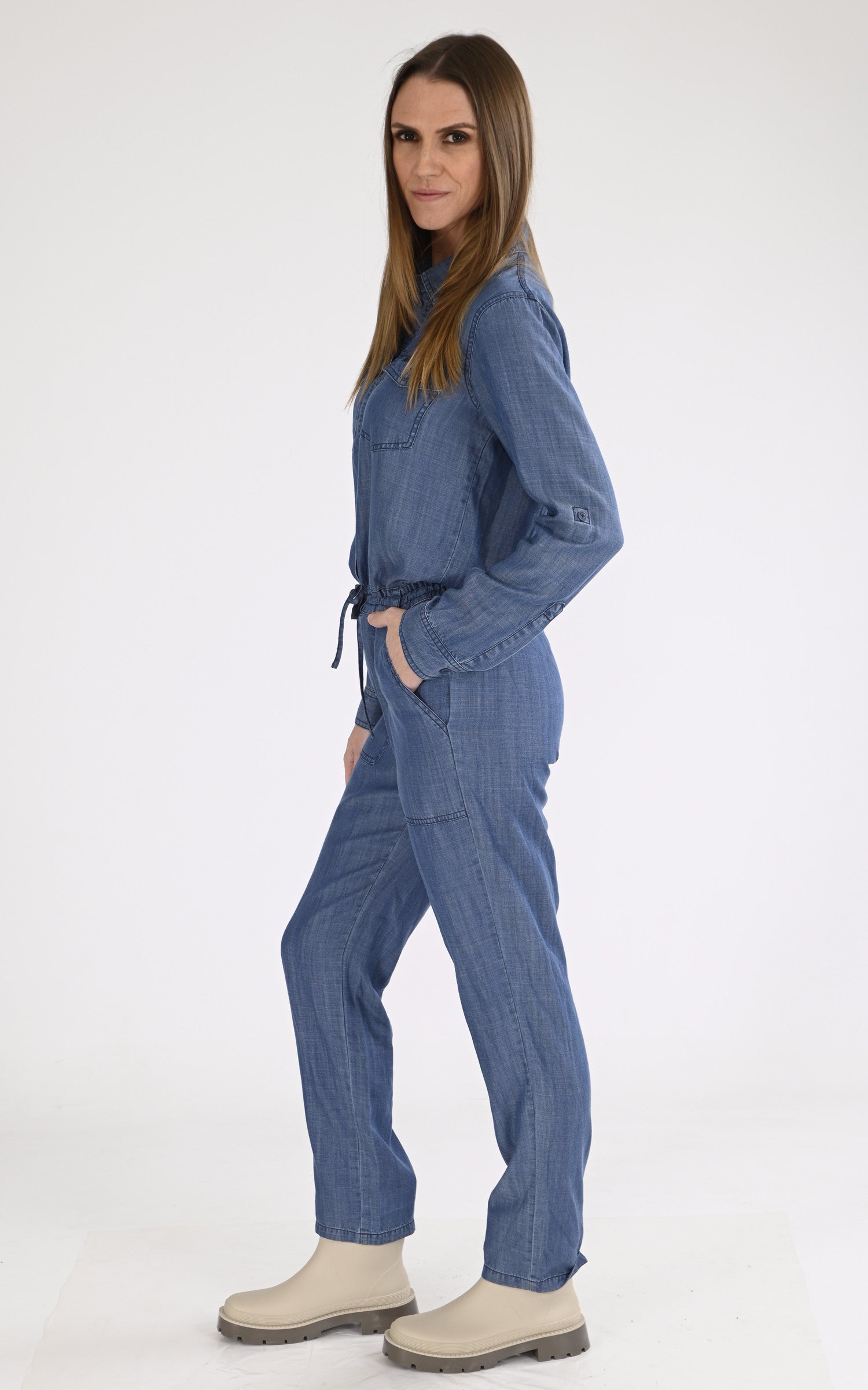 A "TRJ MIADE 70 W" Bleu Schott Combinaison Femme interior photo 3