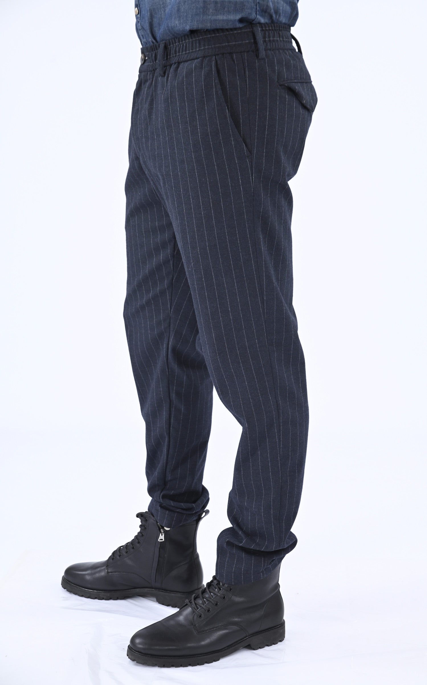 A "24WSU08 571" Gris Foncé Whitesand Pantalon Homme back photo