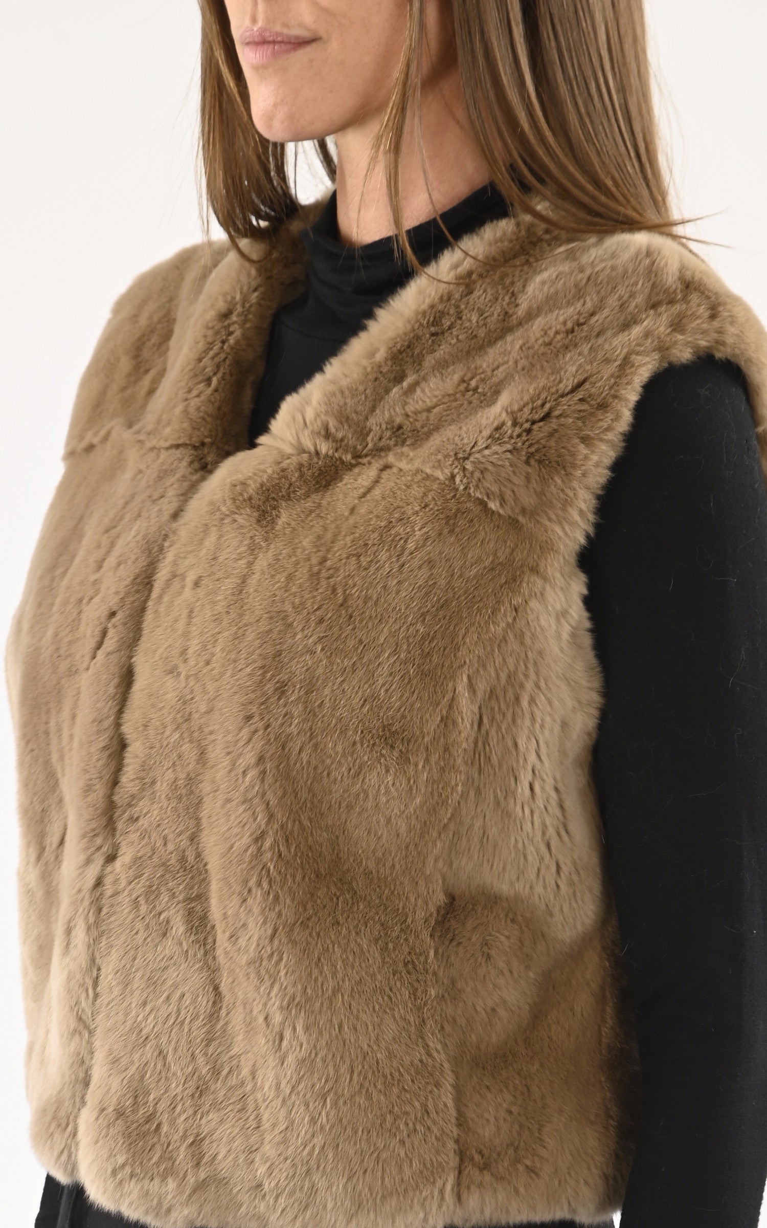 A "CELIE" Café La Canadienne Gilet Femme details photo 5