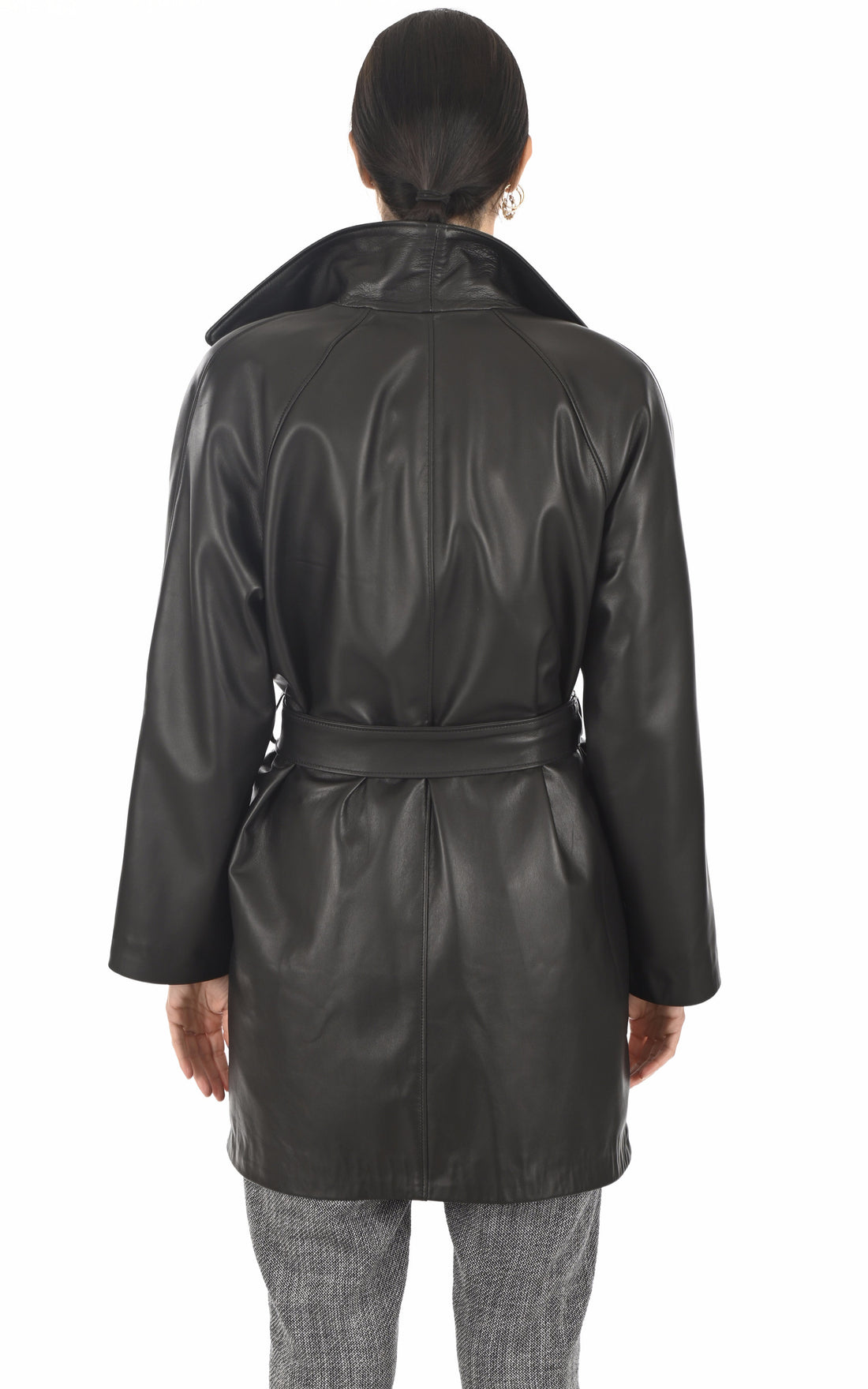 A "AUREA" Noir La Canadienne Veste Femme opened photo