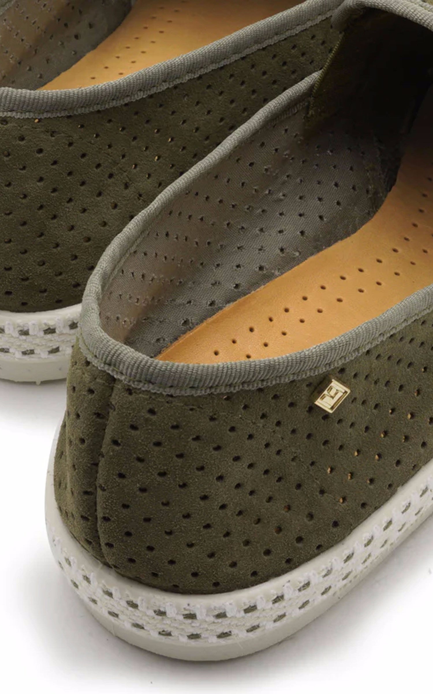 A "SUEDE 3064" Kaki Rivieras Chaussures Homme back photo