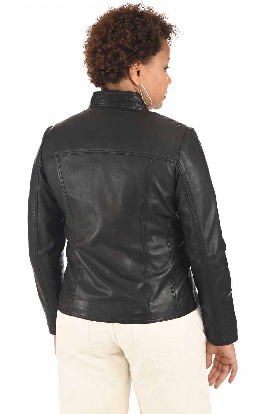 A "PP100" Noir La Canadienne Blouson Femme closed photo