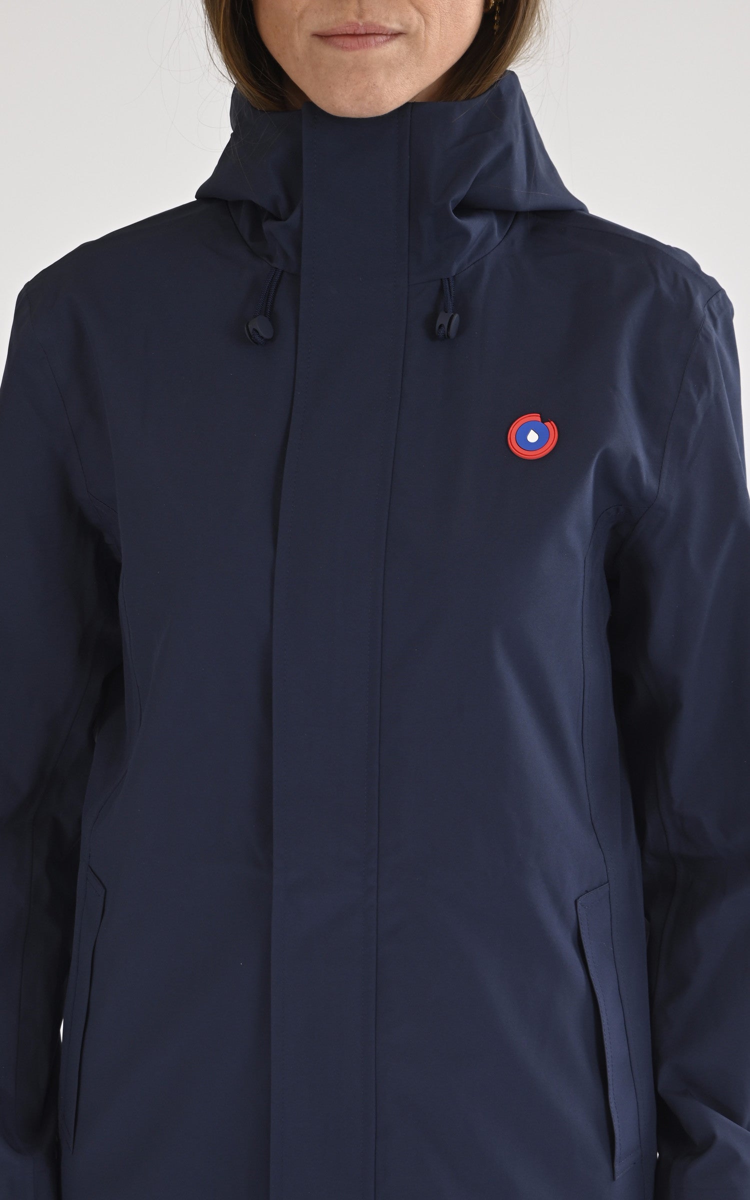 A "BEAUBOURG 24021" Bleu Marine Flotte 3/4 Mixte details photo 5