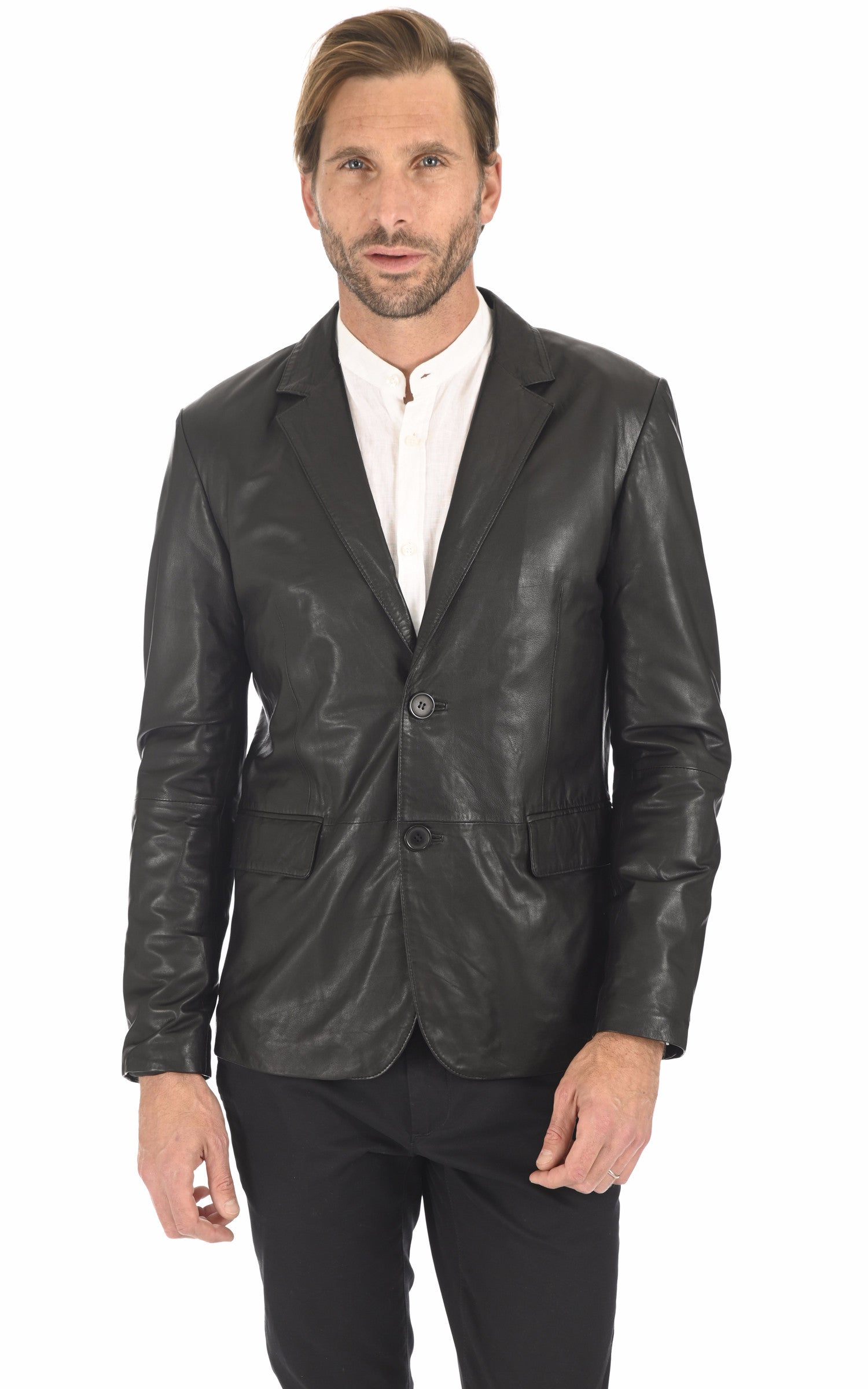 A "RAFEL" Noir La Canadienne Blazer Homme closed photo