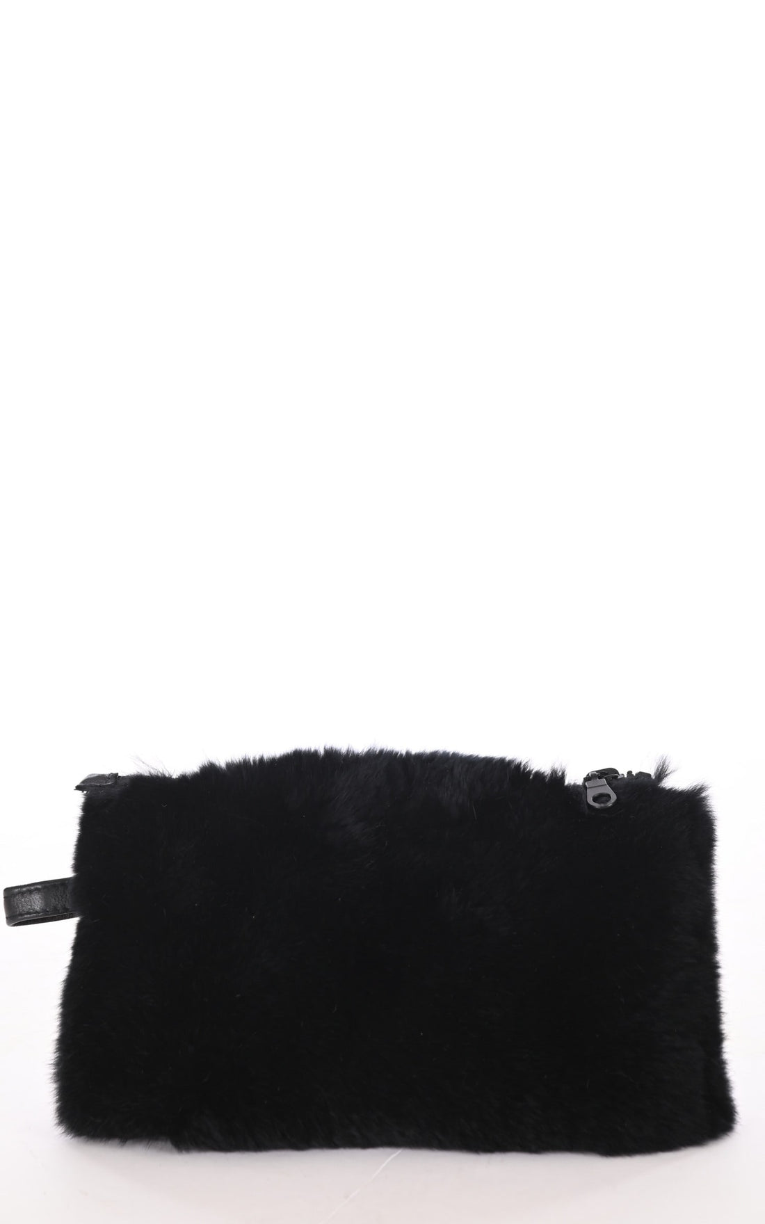 Sac Fourrure Accessoire Tsanikidis, modèle 4419 de couleur noir