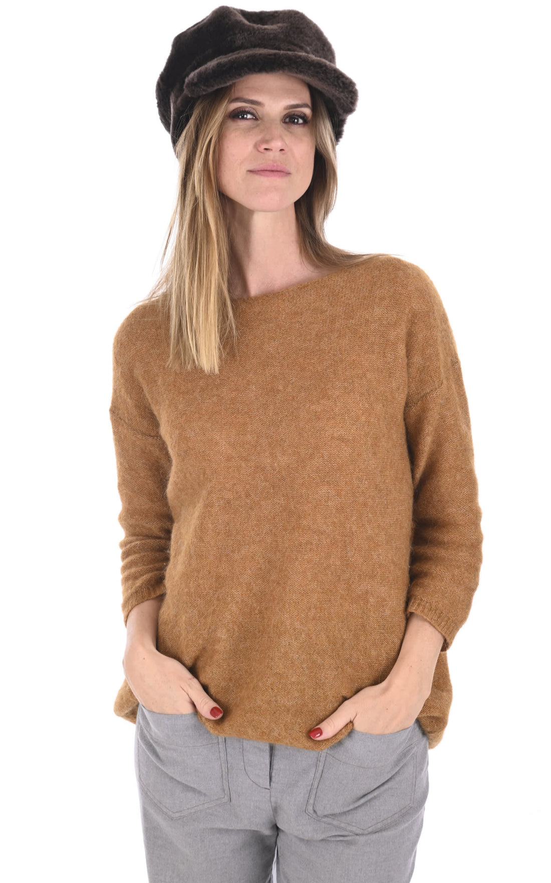 Chapeau Df Accessoire Tsanikidis, modèle 4429 de couleur marron