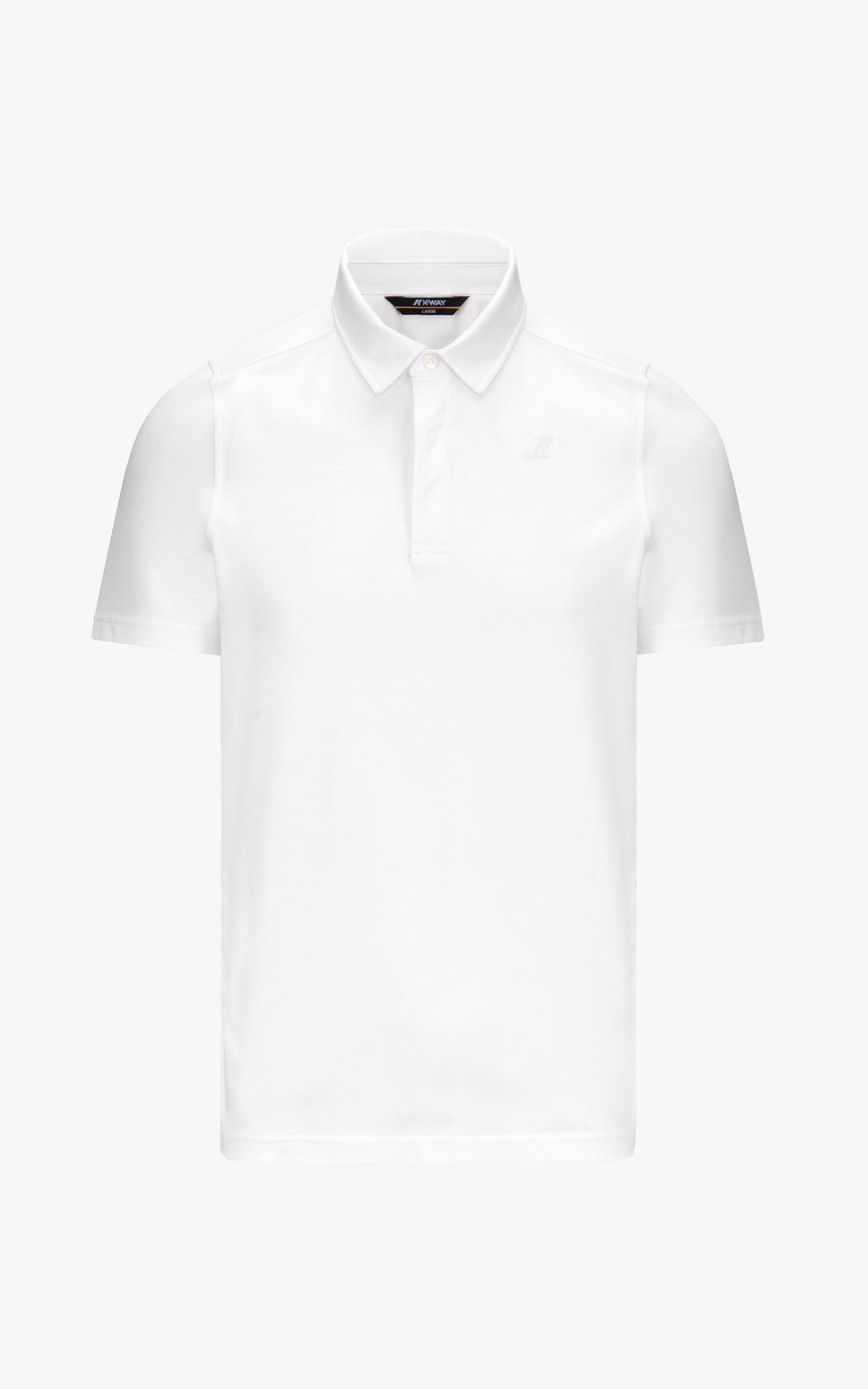 A "VINCELLE K61419W" Blanc K-Way Polo Homme details photo