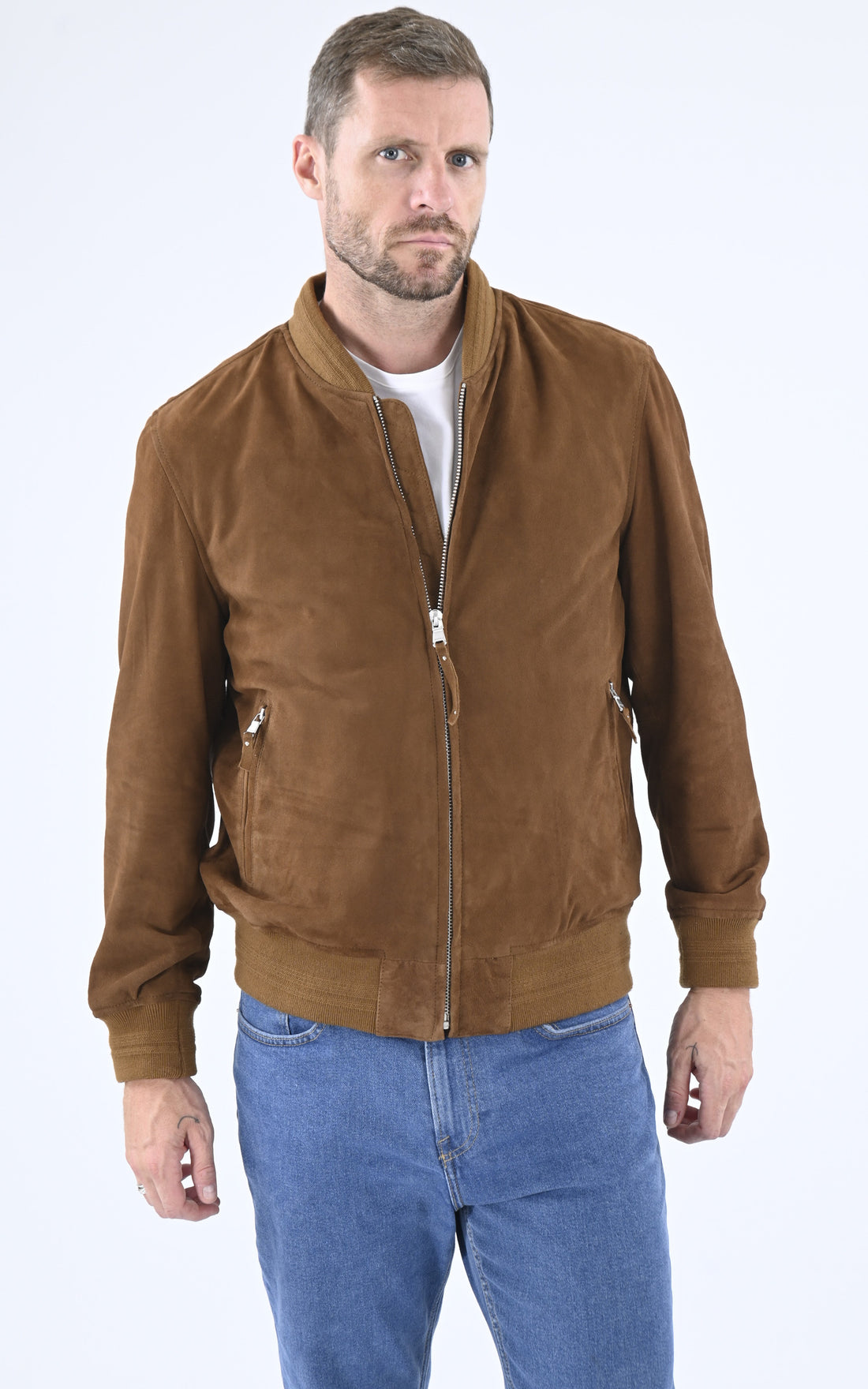 A "WINDON 102570" Tabac Daytona 73 Blouson Homme opened photo