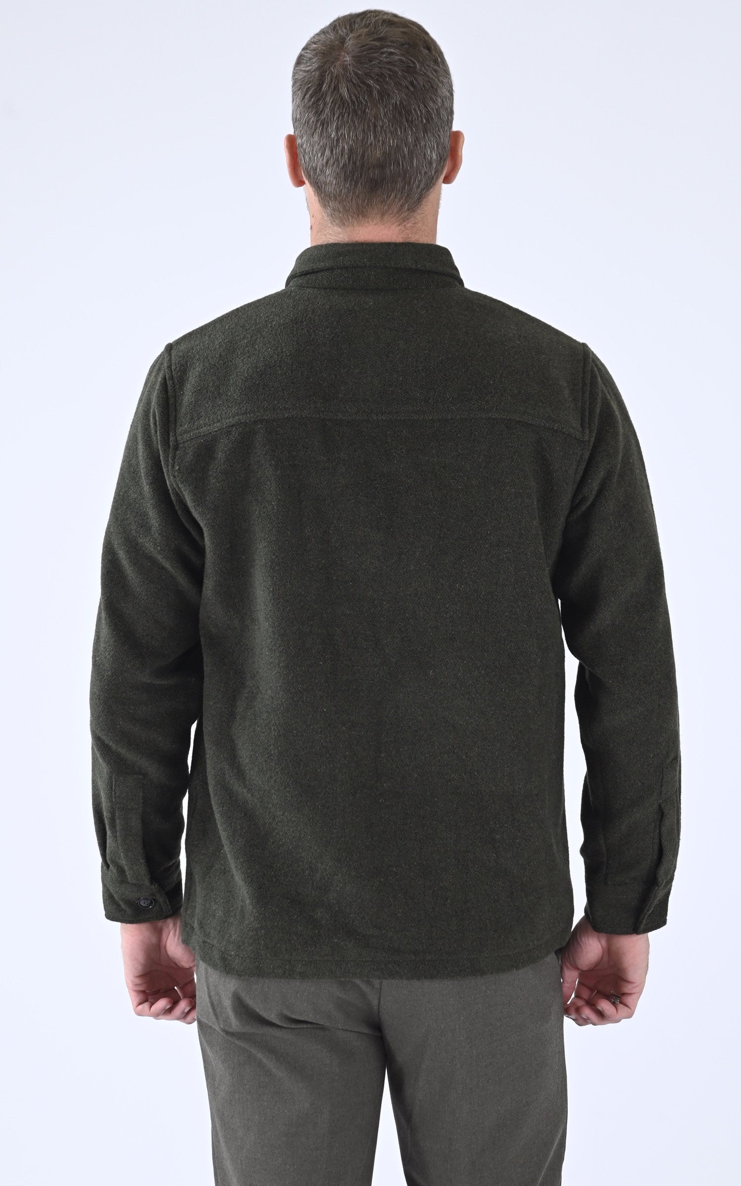 A "SH CARL 3" Kaki Schott Chemise Homme back photo