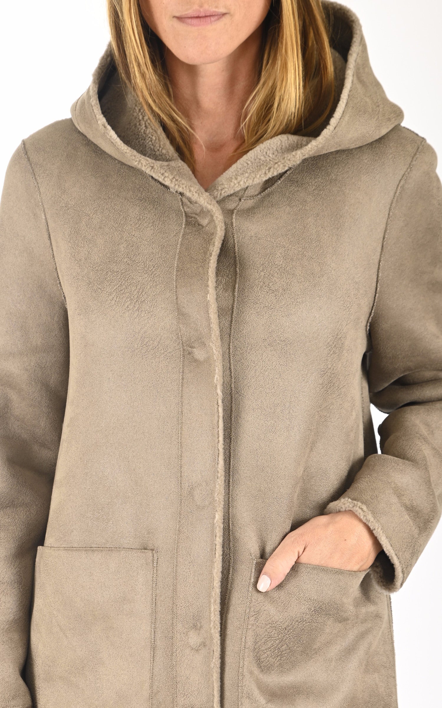 A "ANGELIQUE 63747" Taupe Oakwood 3/4 Femme details photo