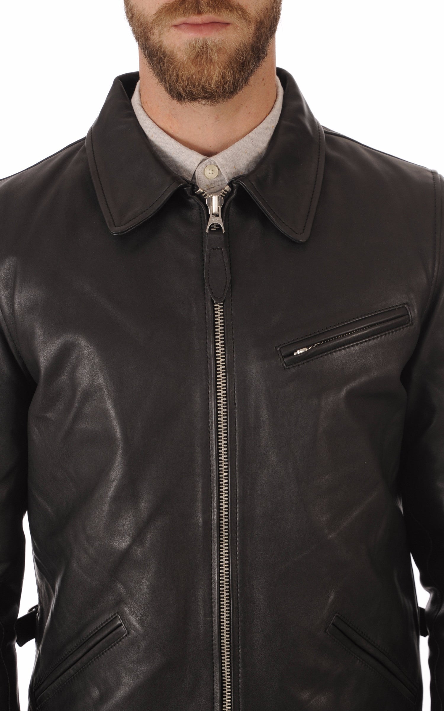 A "LC952" Noir Schott Blouson Homme details photo