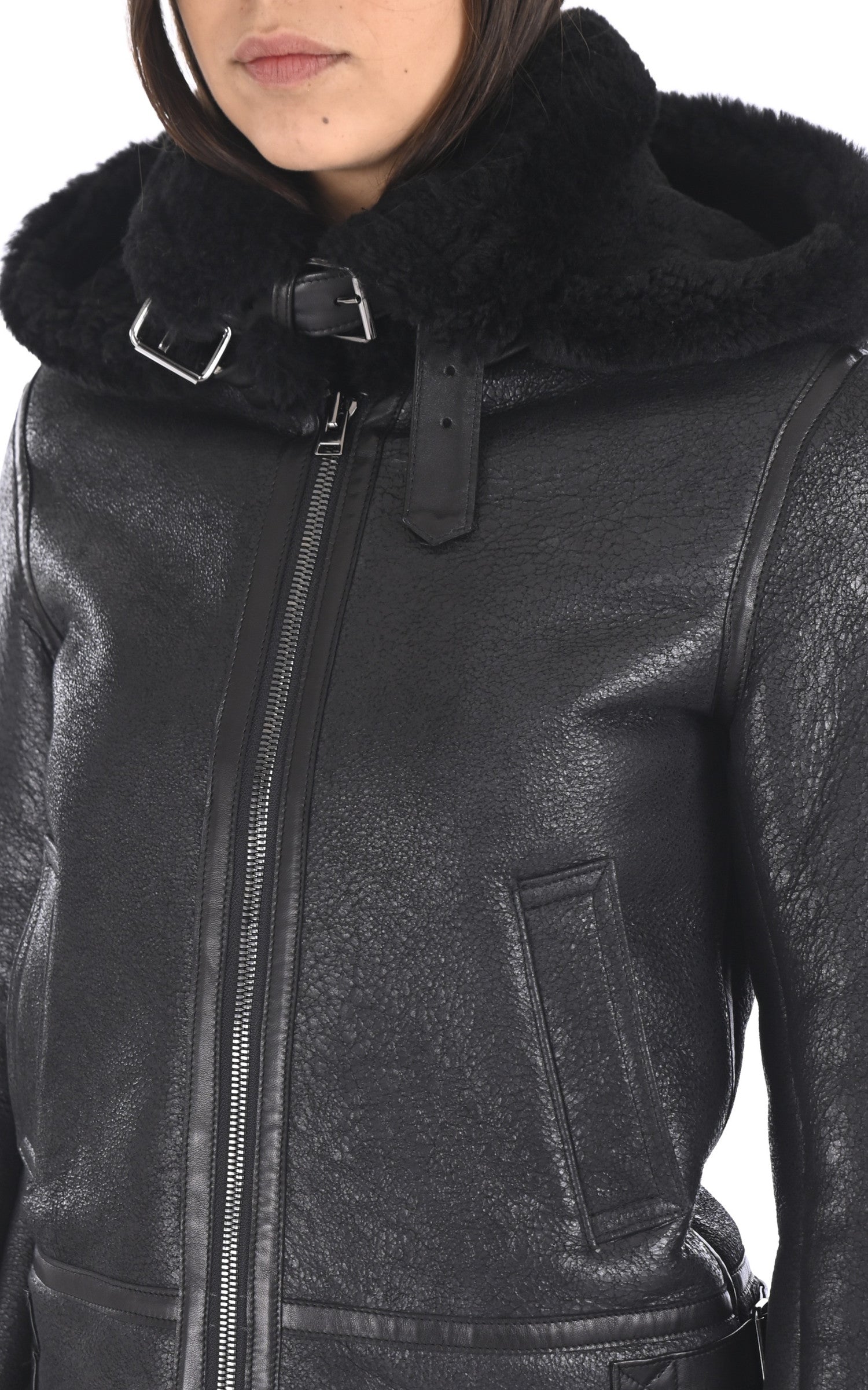 A "BLONDINE FURLESS FF" Noir La Canadienne Bombardier Femme details photo