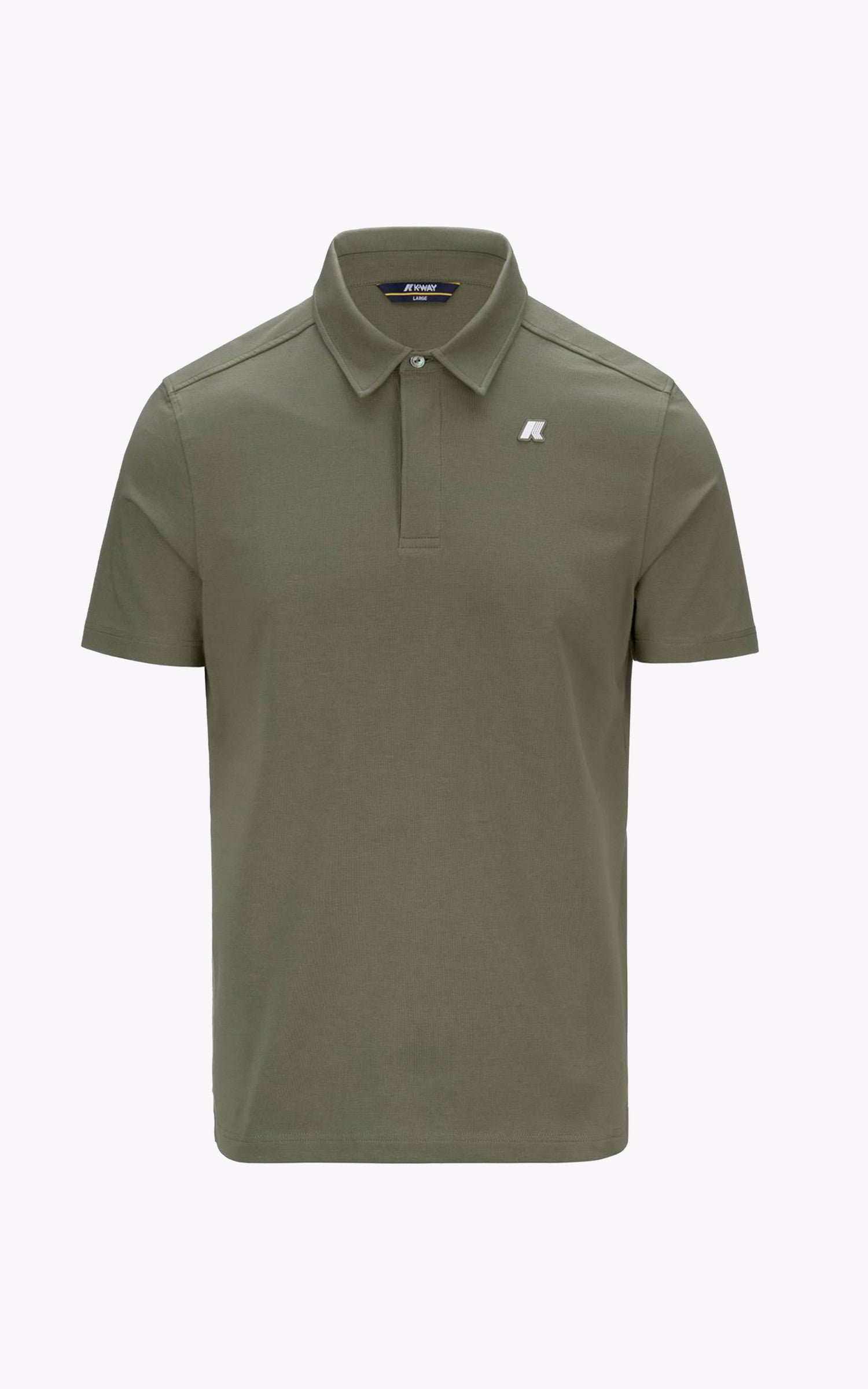 A "VINCELLE K61419W" Vert K-Way Polo Homme details photo