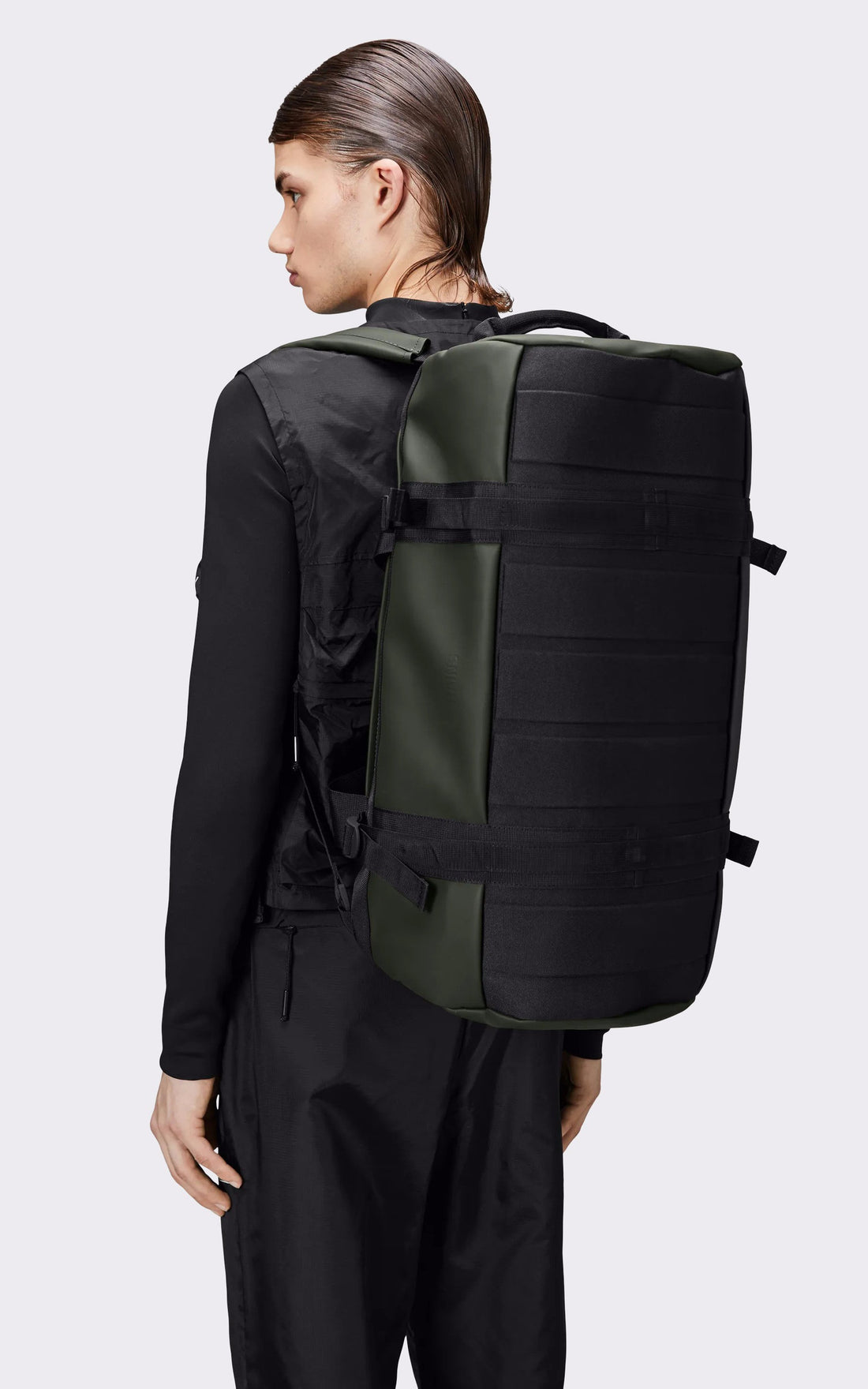 A "13480 TEXEL DUFFEL SMALL" Vert Rains Sac Mixte interior photo