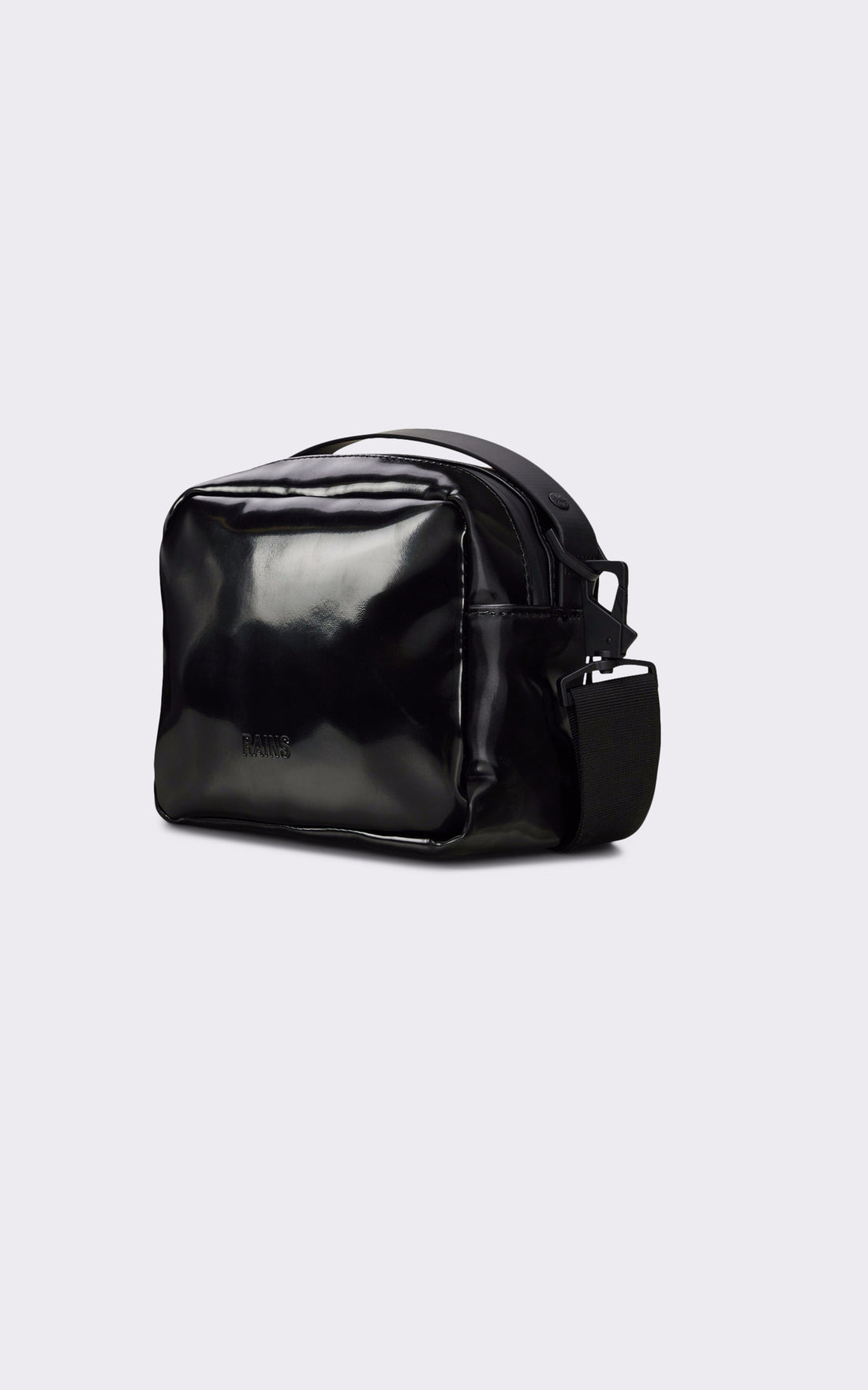 A "14100 BOX BAG" Noir Rains Sac Mixte back photo