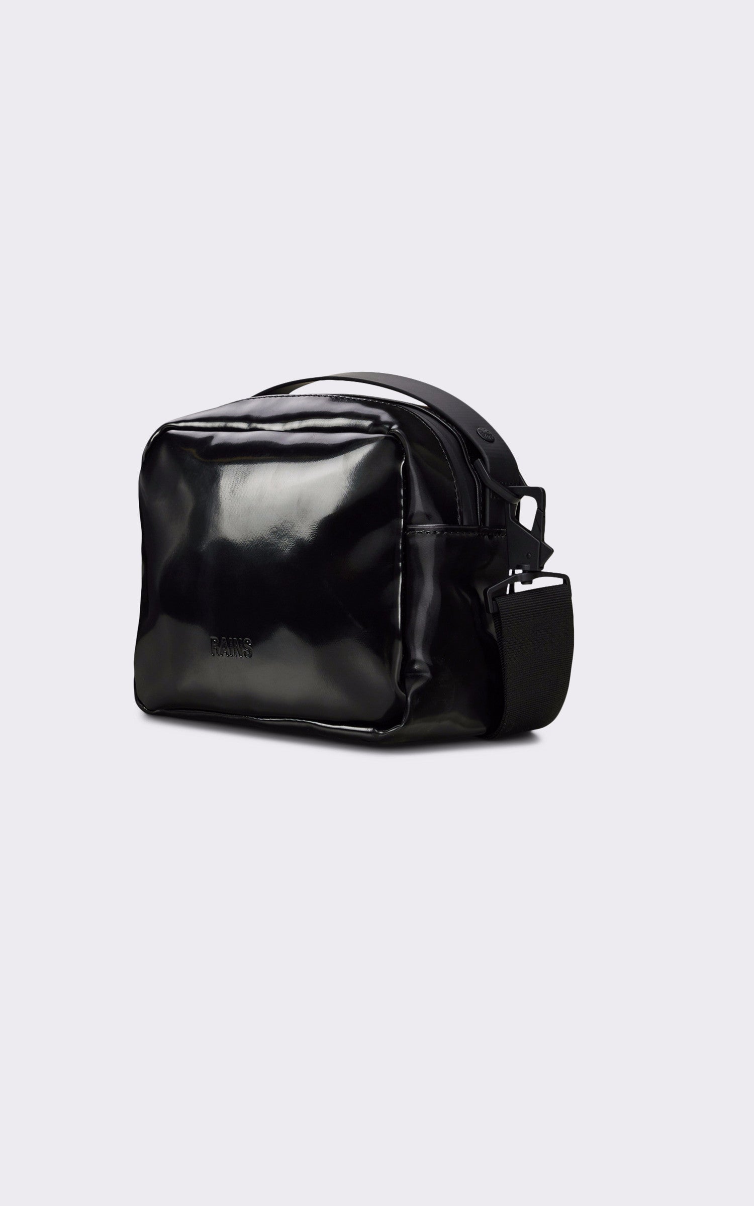 A "14100 BOX BAG" Noir Rains Sac Mixte back photo 1