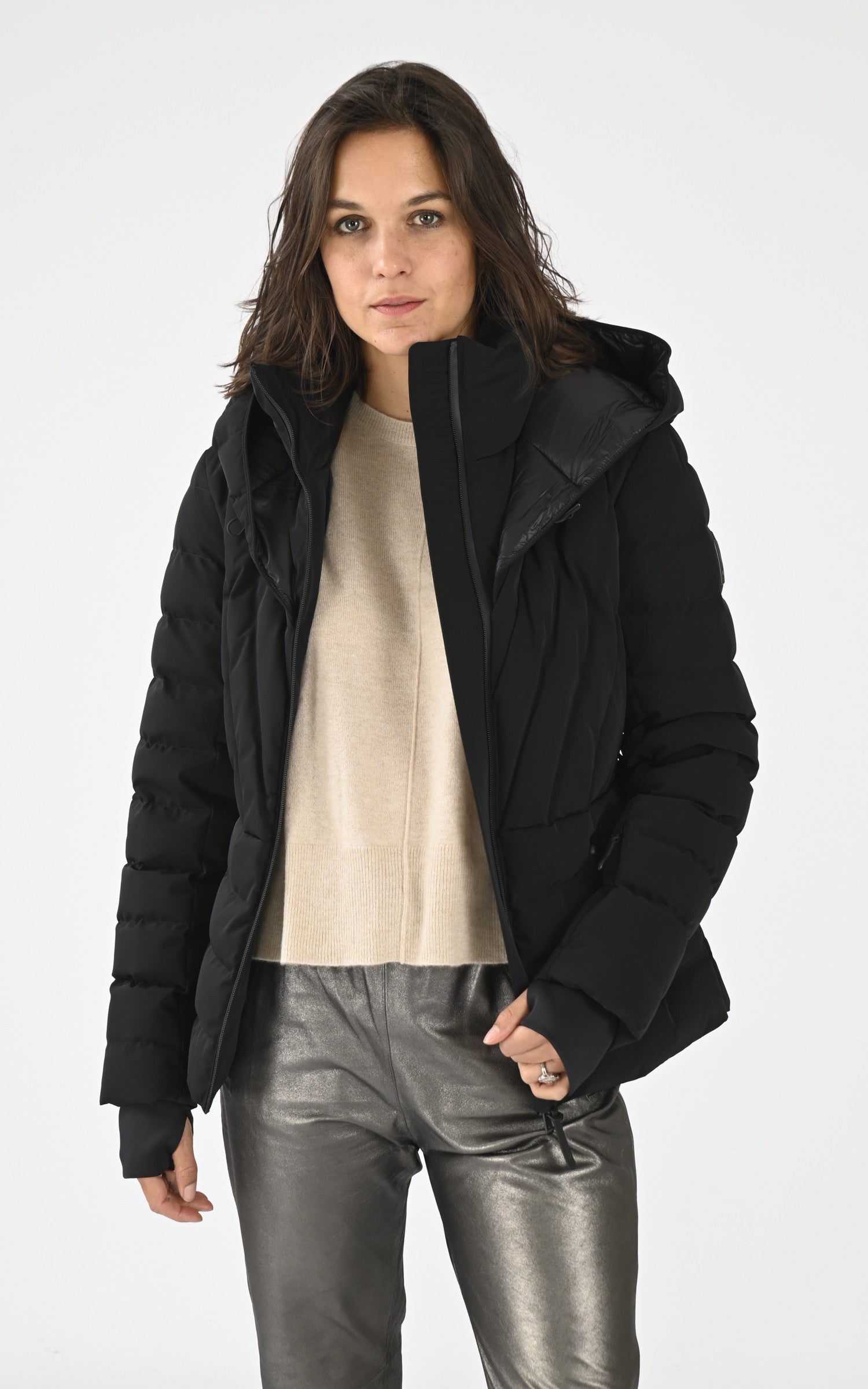 A "ELITA-NFZ" Noir Mackage Blo Doudoune Femme opened photo 2