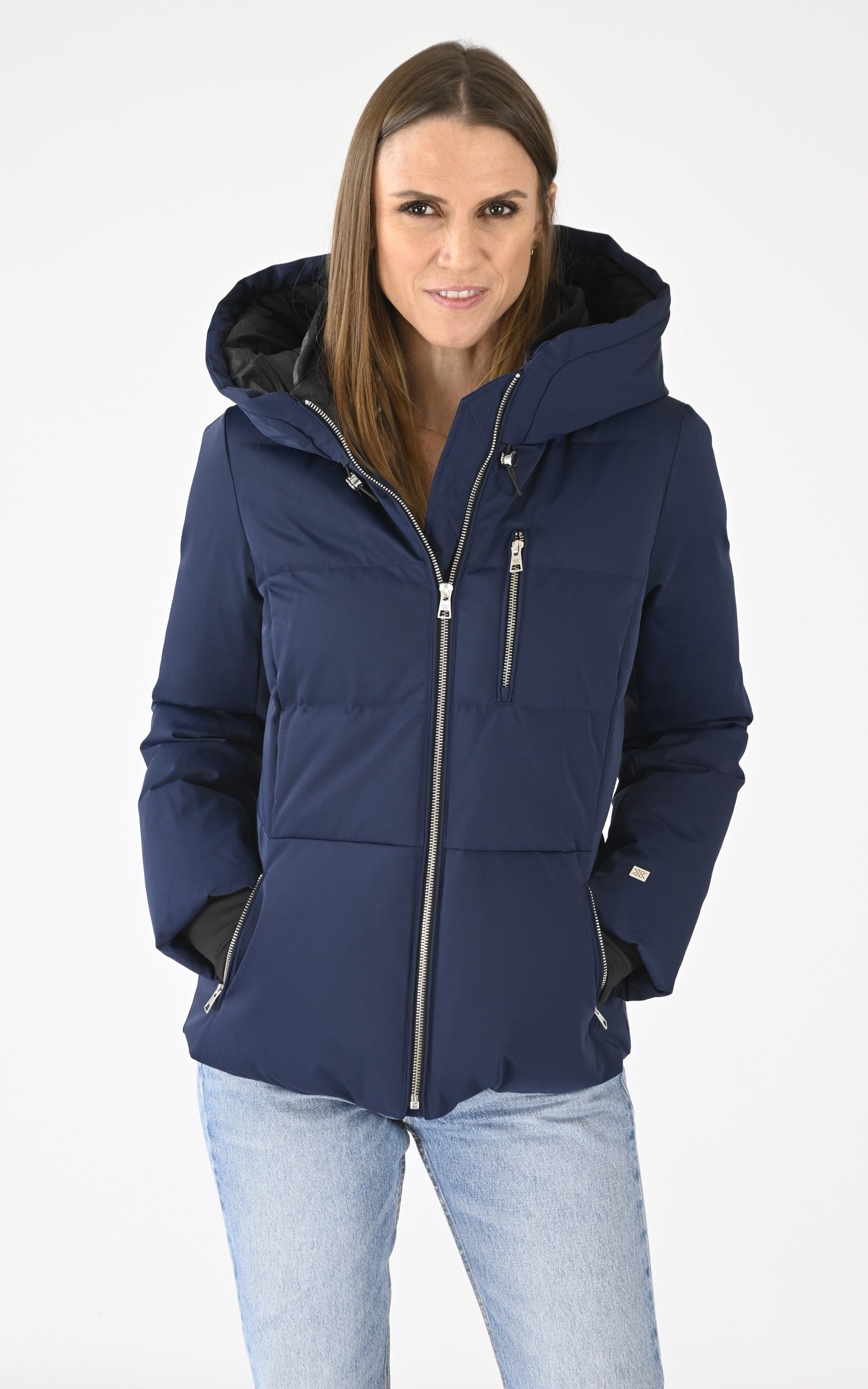 A "MARILOU" Bleu Marine Soia & Kyo Ves Doudoune Femme opened photo 1