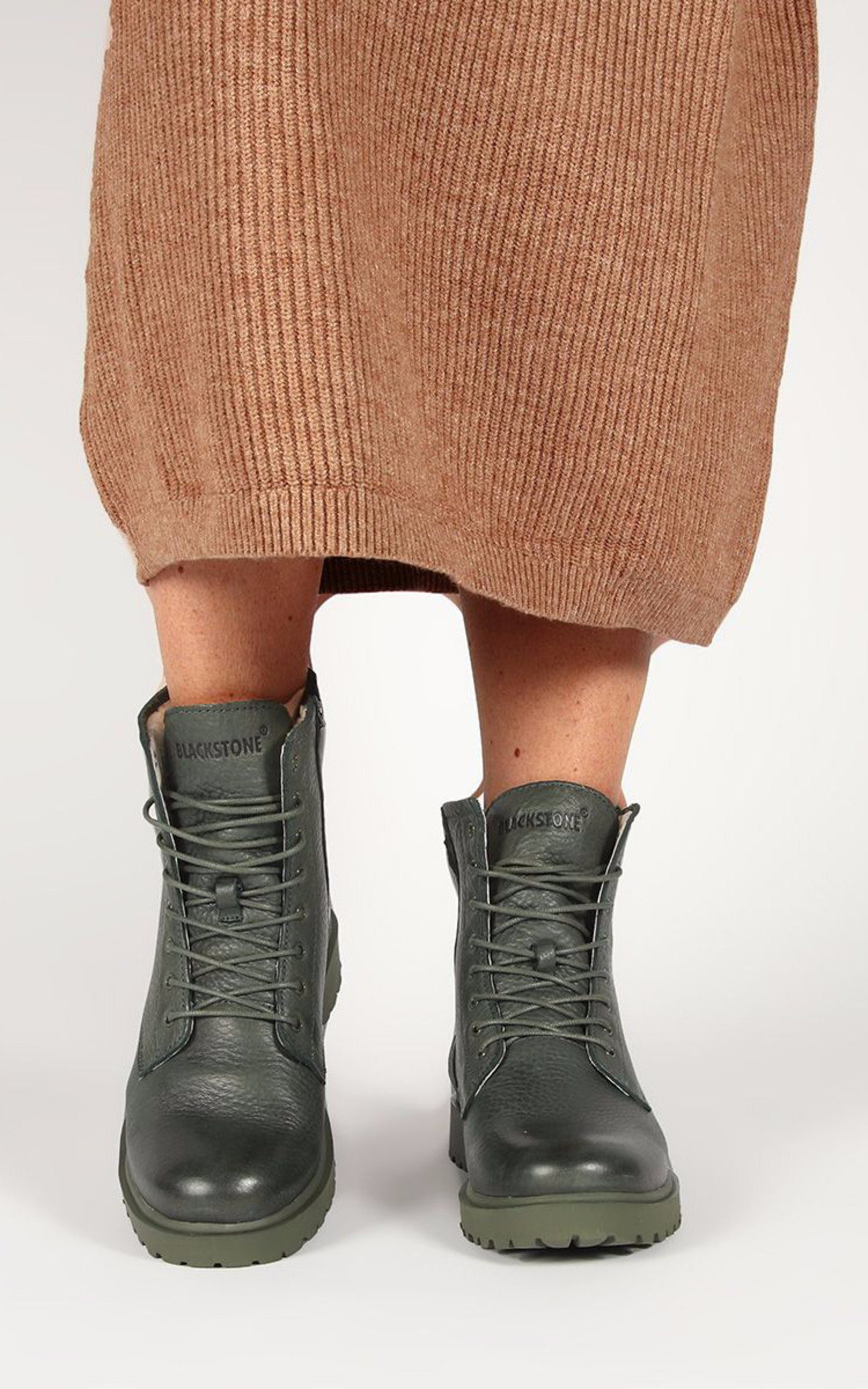 A "WL02 KAJSA" Kaki Blackstone Chaussures Femme closed photo 3