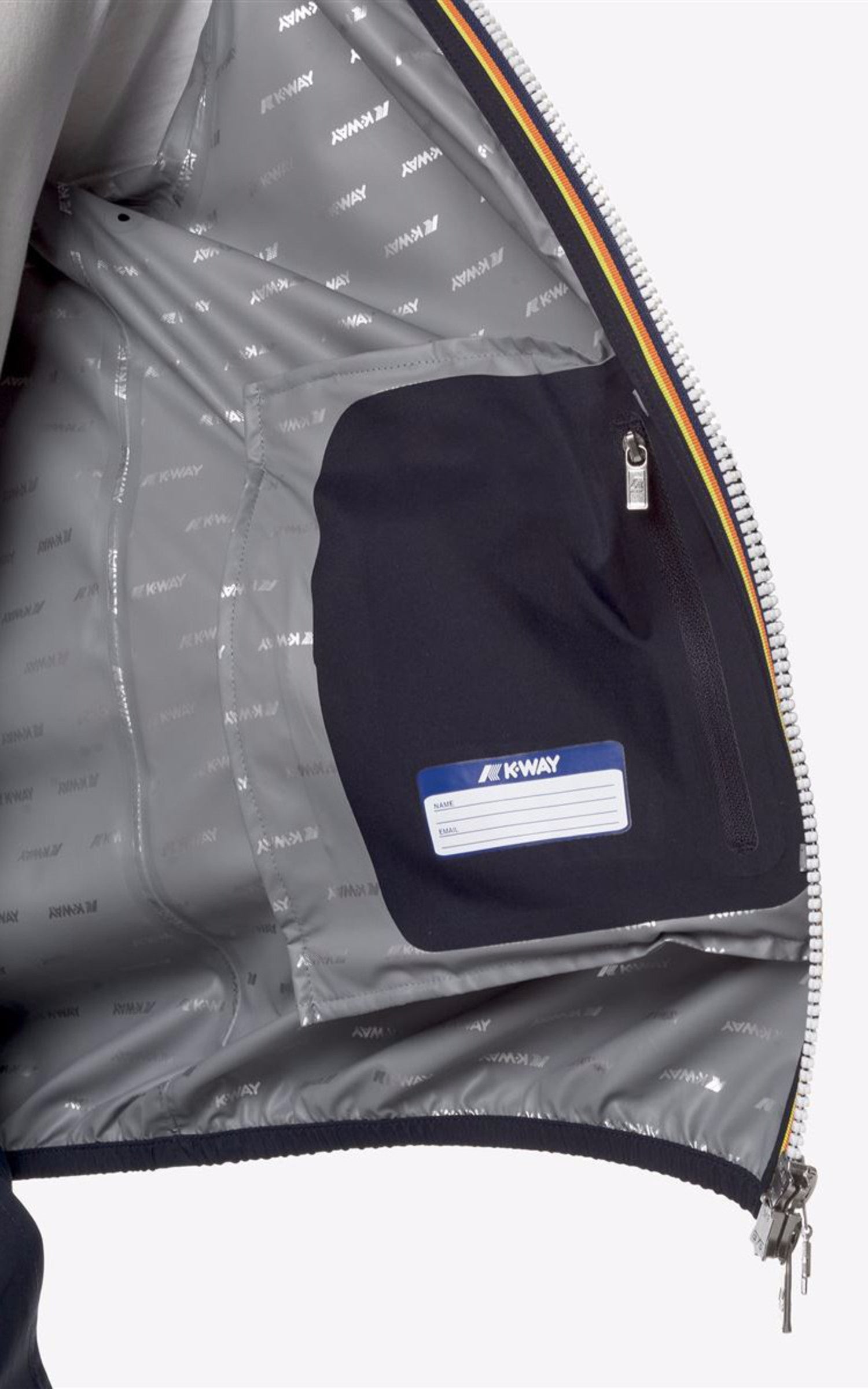 A "JACK ECO STR DOT K5127QW" Bleu K-Way Blouson Homme details photo