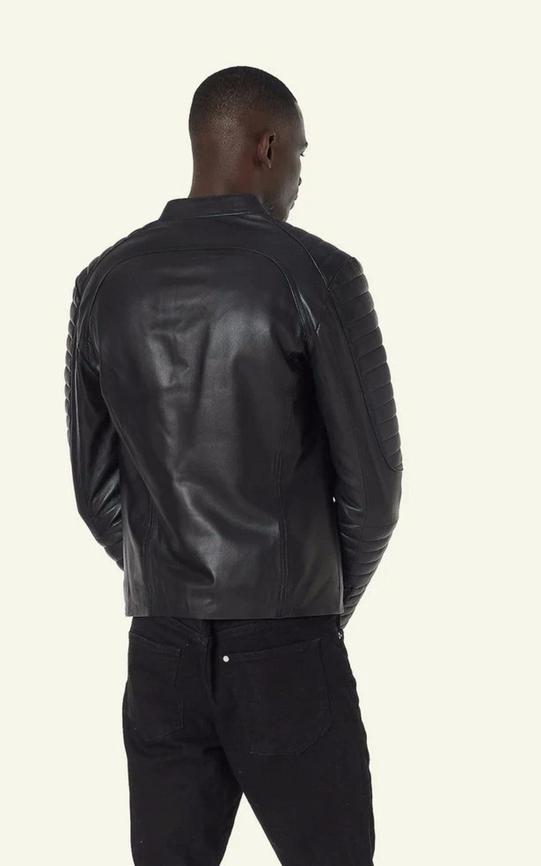 A "LEMAN" Noir Serge Pariente Blouson Homme opened photo