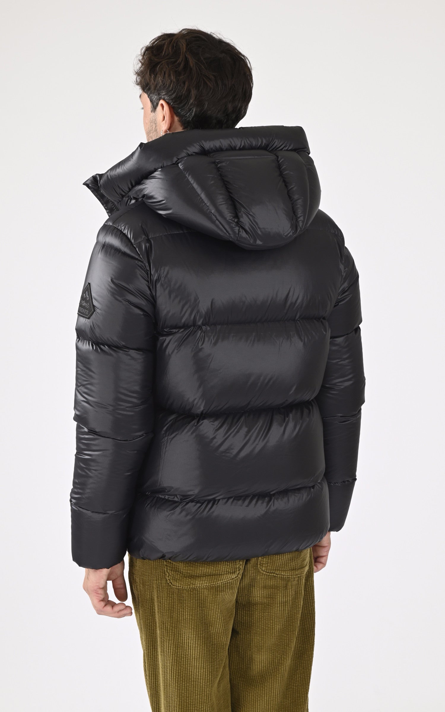 A "BARRY 3 FF" Noir Pyrenex Bl Doudoune Homme back photo