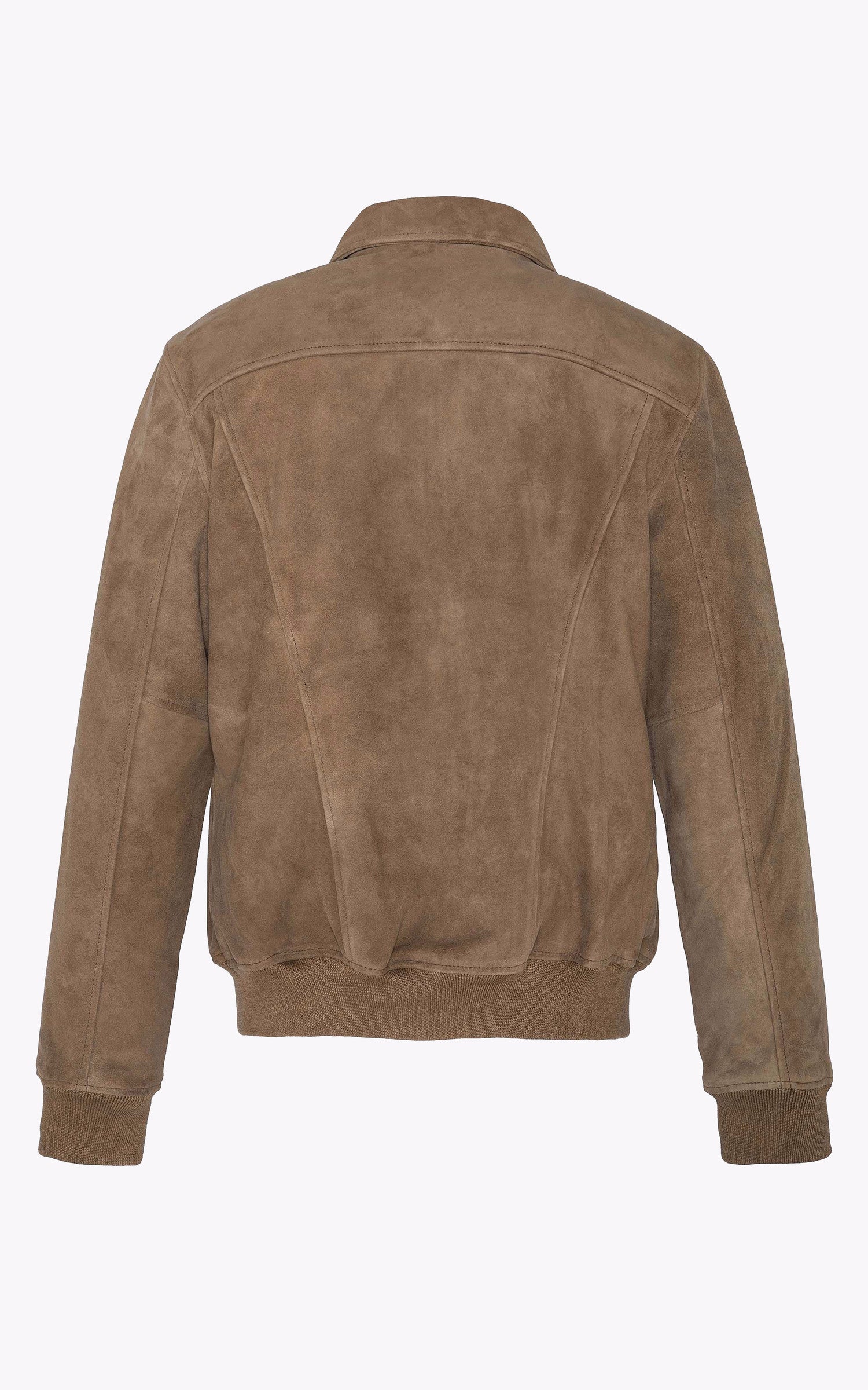 A "LCYALESS" Beige Schott Blouson Homme back photo