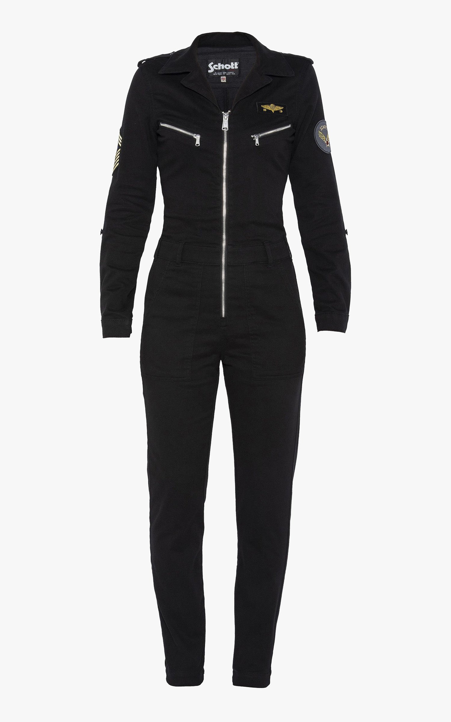 A "TR JUMP 21 W" Noir Schott Combinaison Femme back photo