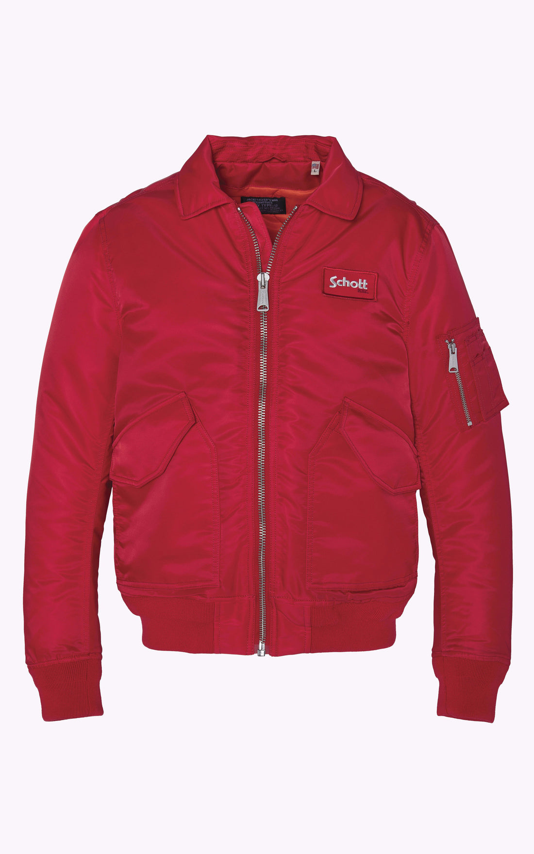 A "210100 RS" Rouge Schott Blouson Mixte closed photo