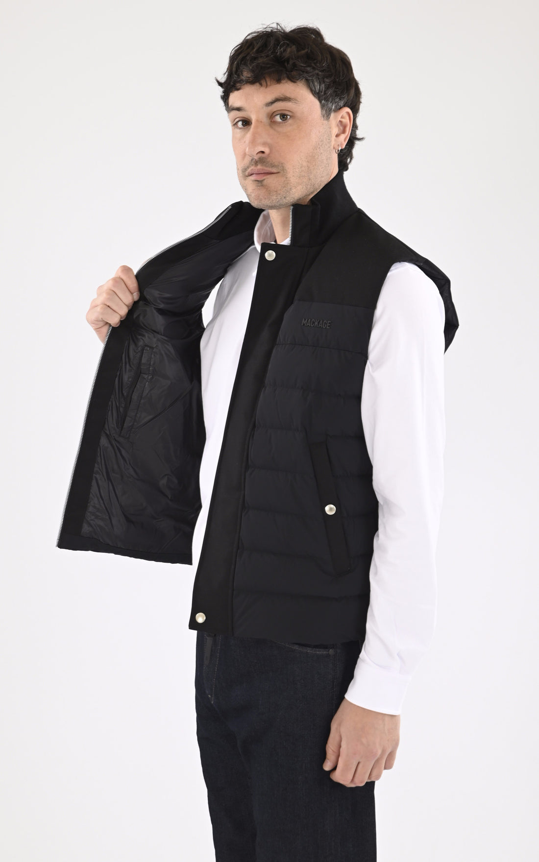 A "BRODY" Noir Mackage gil_doudoune Homme opened photo