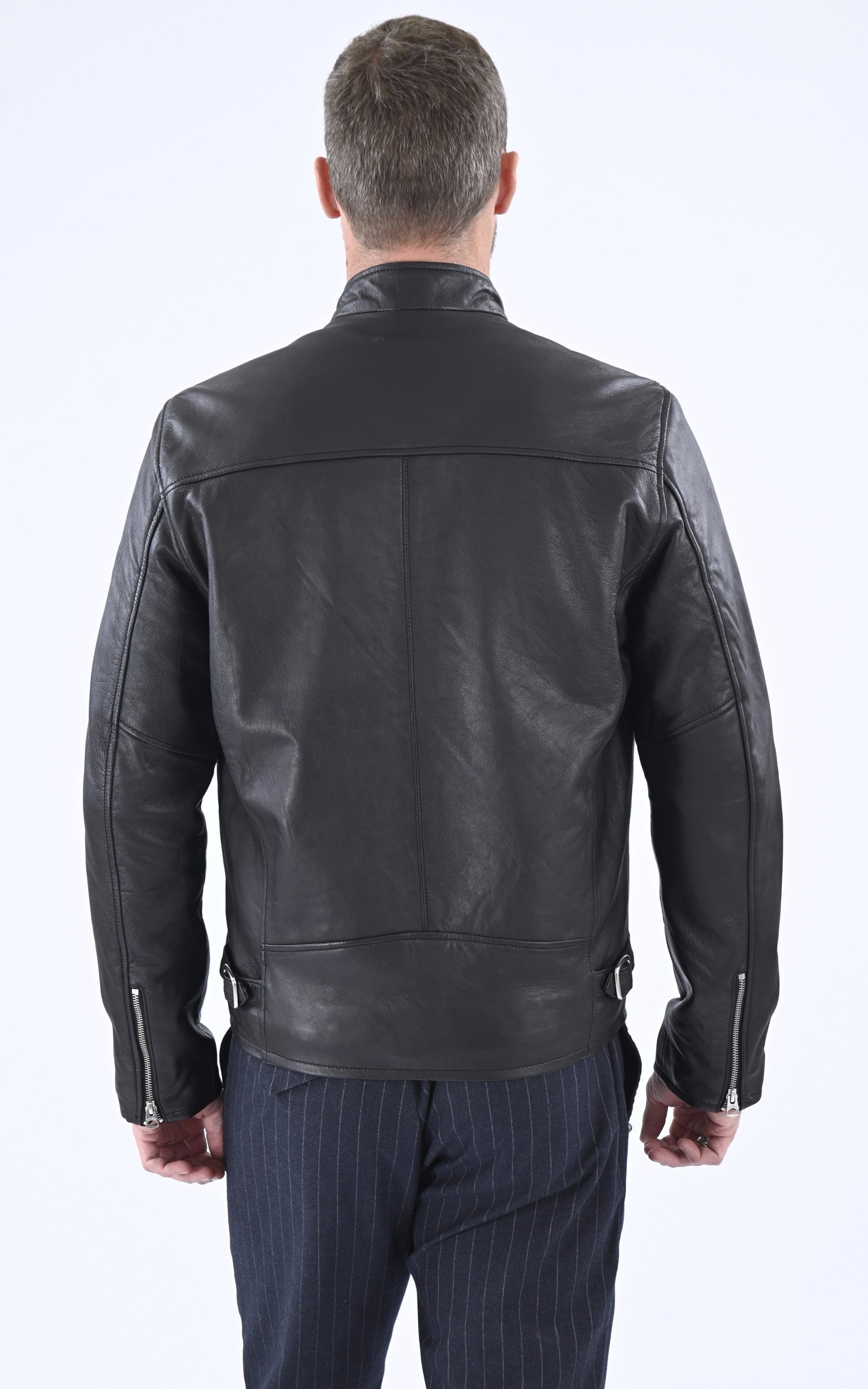 A "LC949D" Noir Schott Blouson Homme back photo 4