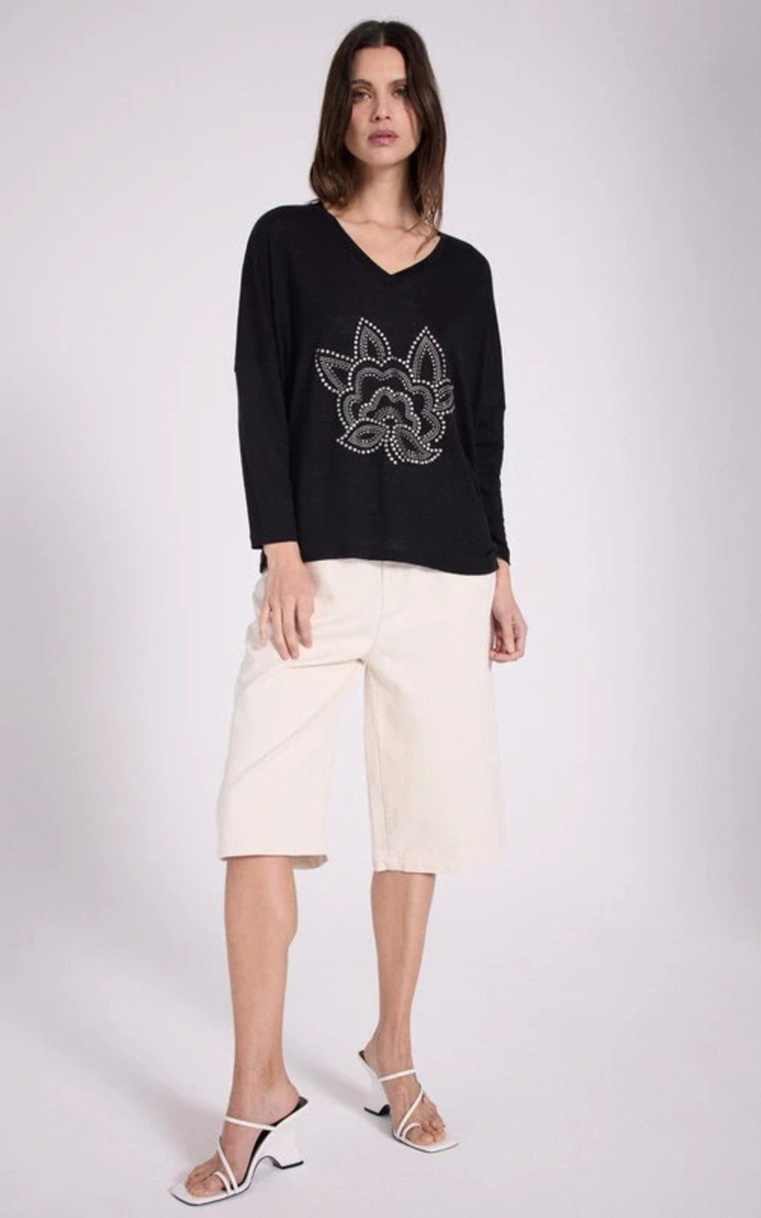 A "NANCEY 4605115" Noir Notshy T-shirt Femme opened photo